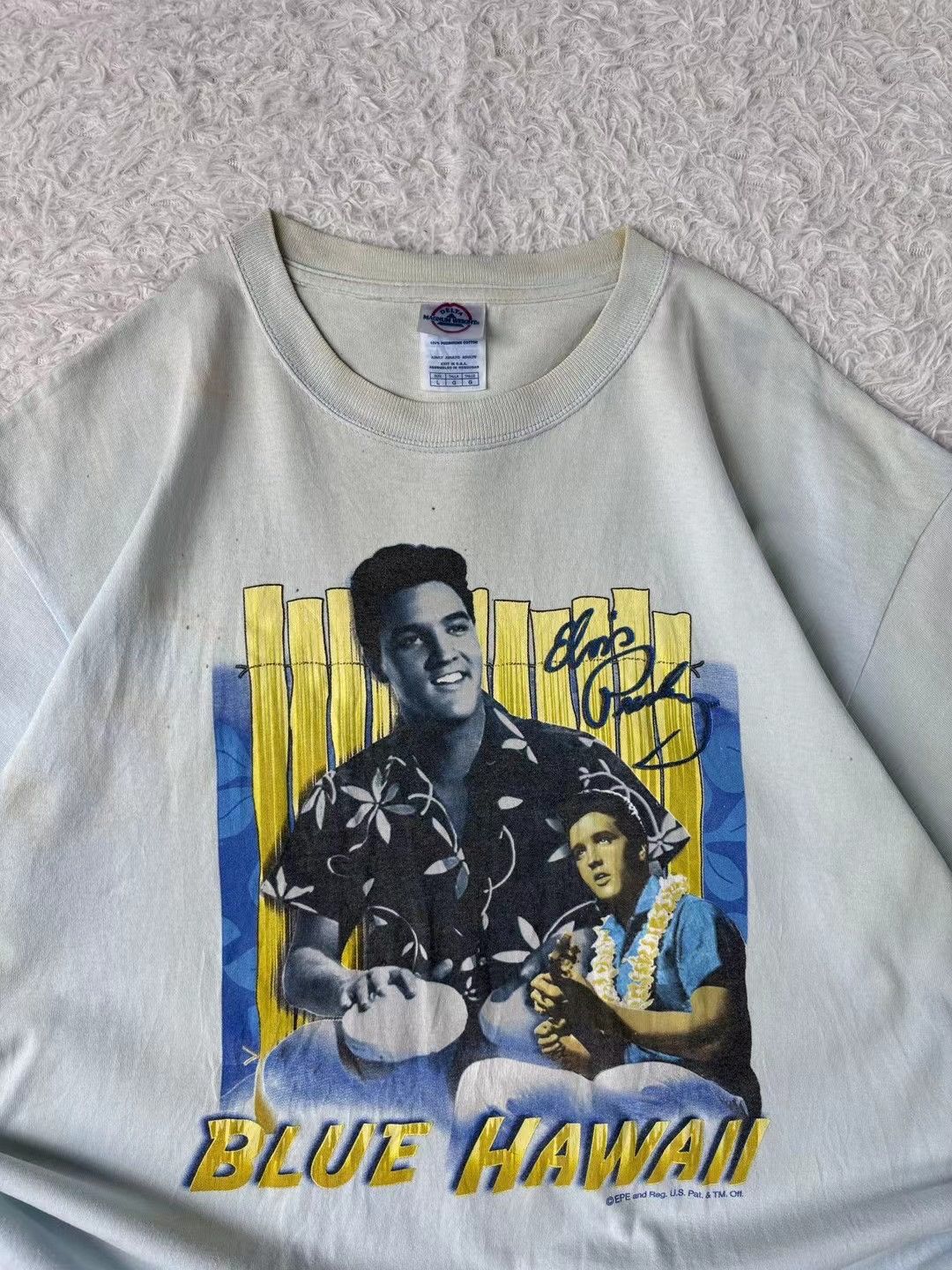 Band Tees × Vintage Vintage rock tee Elvis Presley 00s90d Size US L / EU 52-54 / 3 - 2 Thumbnail