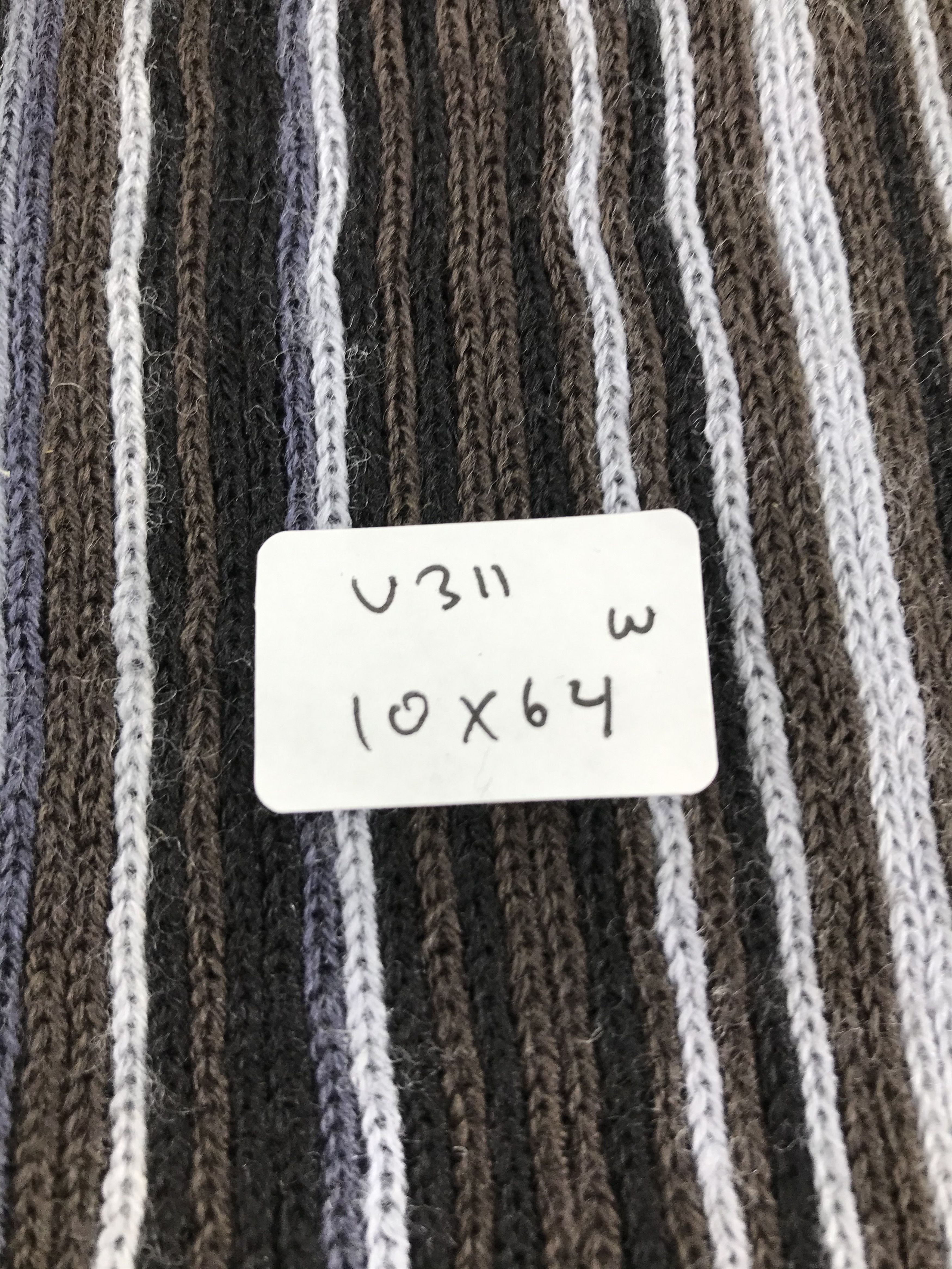 Takeo Kikuchi Takeo Kikuchi Striped Knit Wool Scarf Muffler V311 Size ONE SIZE - 5 Thumbnail