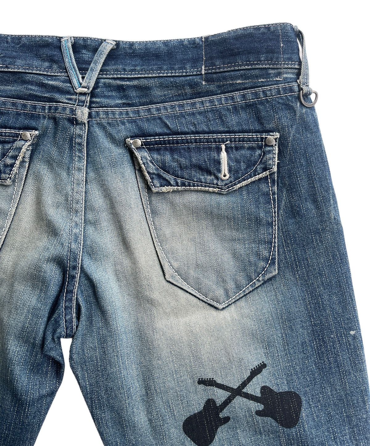 Vanquish Vanquish Japan Rusty Paint Splatted Denim Size US 33 - 8 Thumbnail
