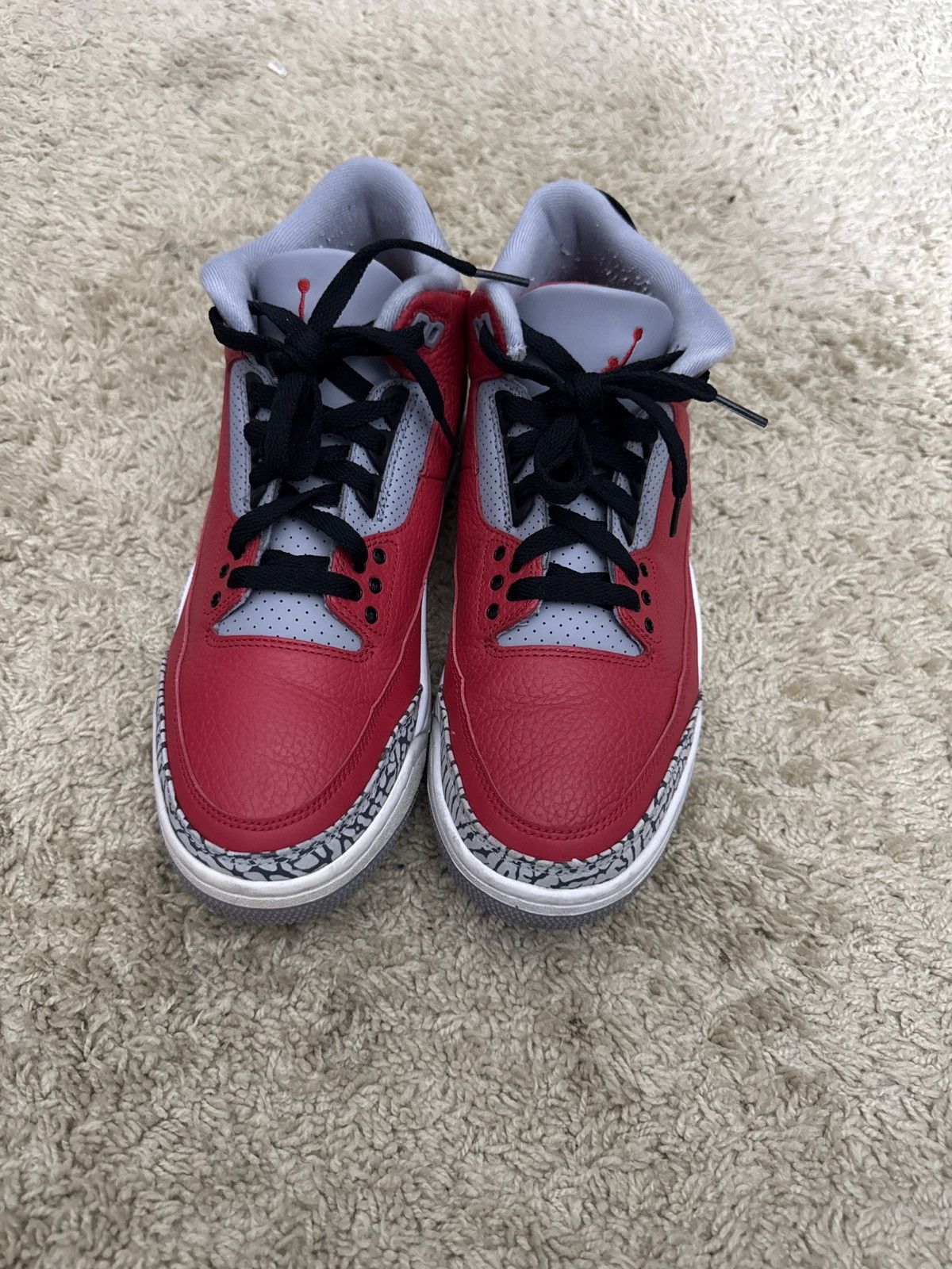 Jordan Brand Jordan 3 Retro Red Cement Size US 10.5 / EU 43-44 - 3 Thumbnail