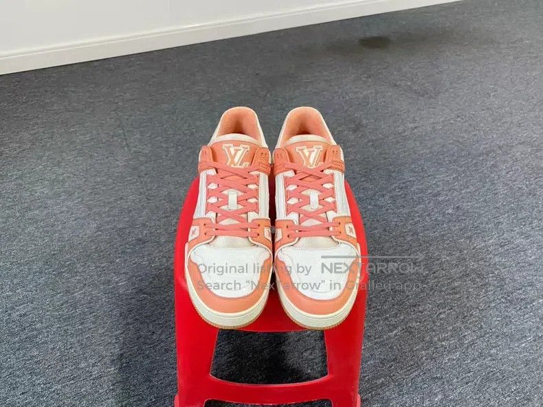 Louis Vuitton Louis Vuitton Peach powder of trainer shoes Size US 7.5 / EU 40-41 - 2 Thumbnail