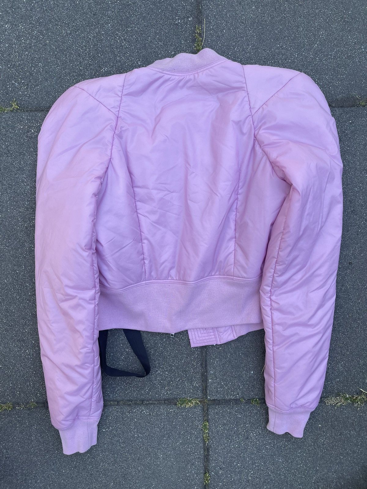 Rick Owens MENS L AW21 WOMENS/UNISEX PADDED BOMBER JACKET DIRTY PINK Size US M / EU 48-50 / 2 - 4 Thumbnail