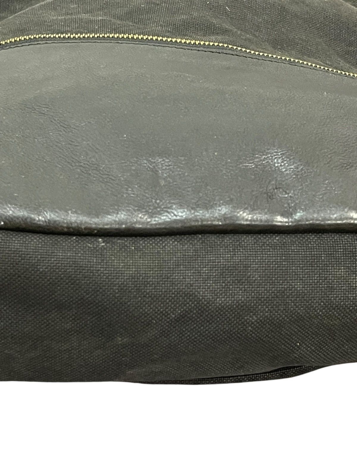 Genuine Leather Leather Cotton Duck Ship Jet Blue Japan Messenger Bag 1🟩8 Size ONE SIZE - 7 Thumbnail
