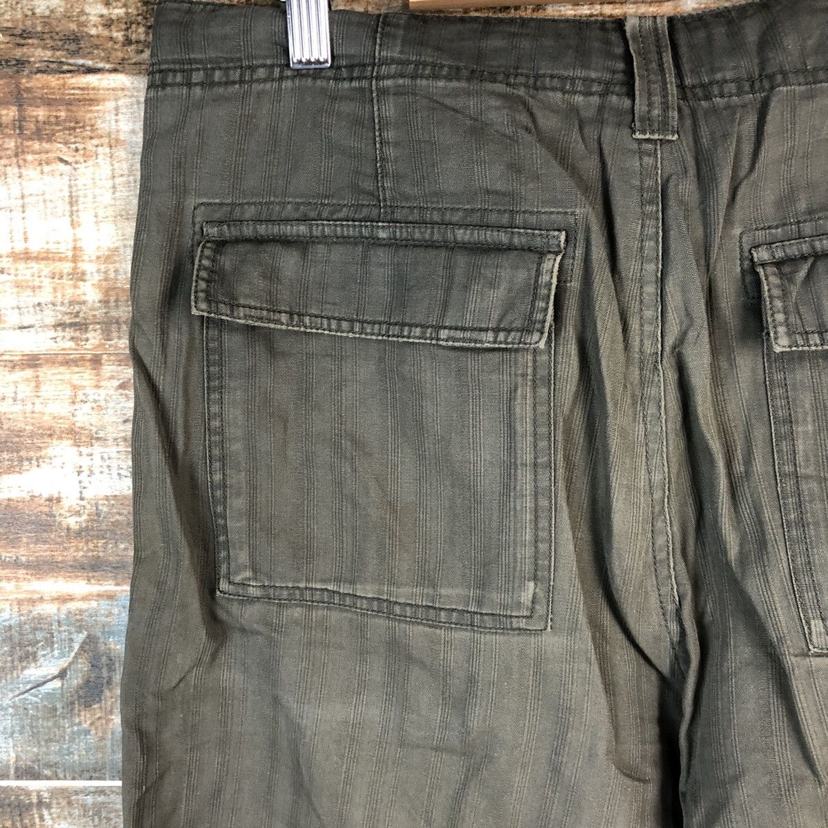 Japanese Brand DL Russ K Brown Cargo vintage Casual Pants #C214 Size US 33 - 14 Thumbnail