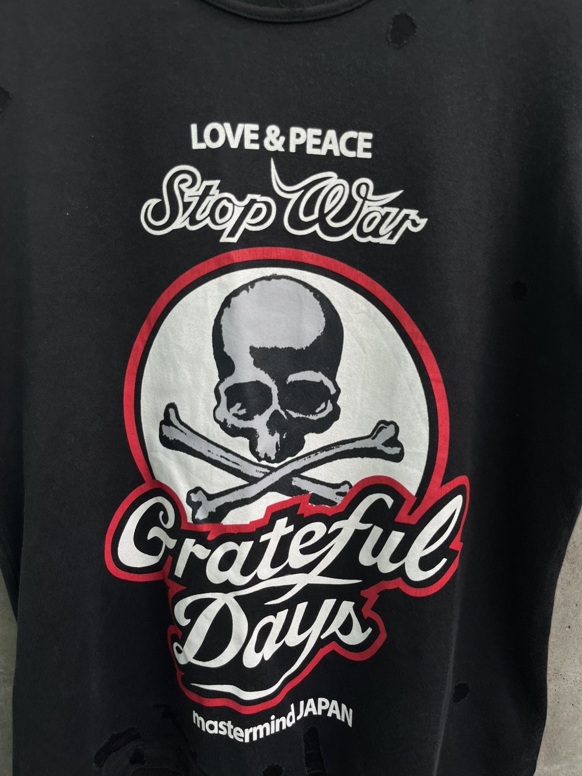 Mastermind Japan Grateful Days Distressed Tee Size US S / EU 44-46 / 1 - 5 Thumbnail