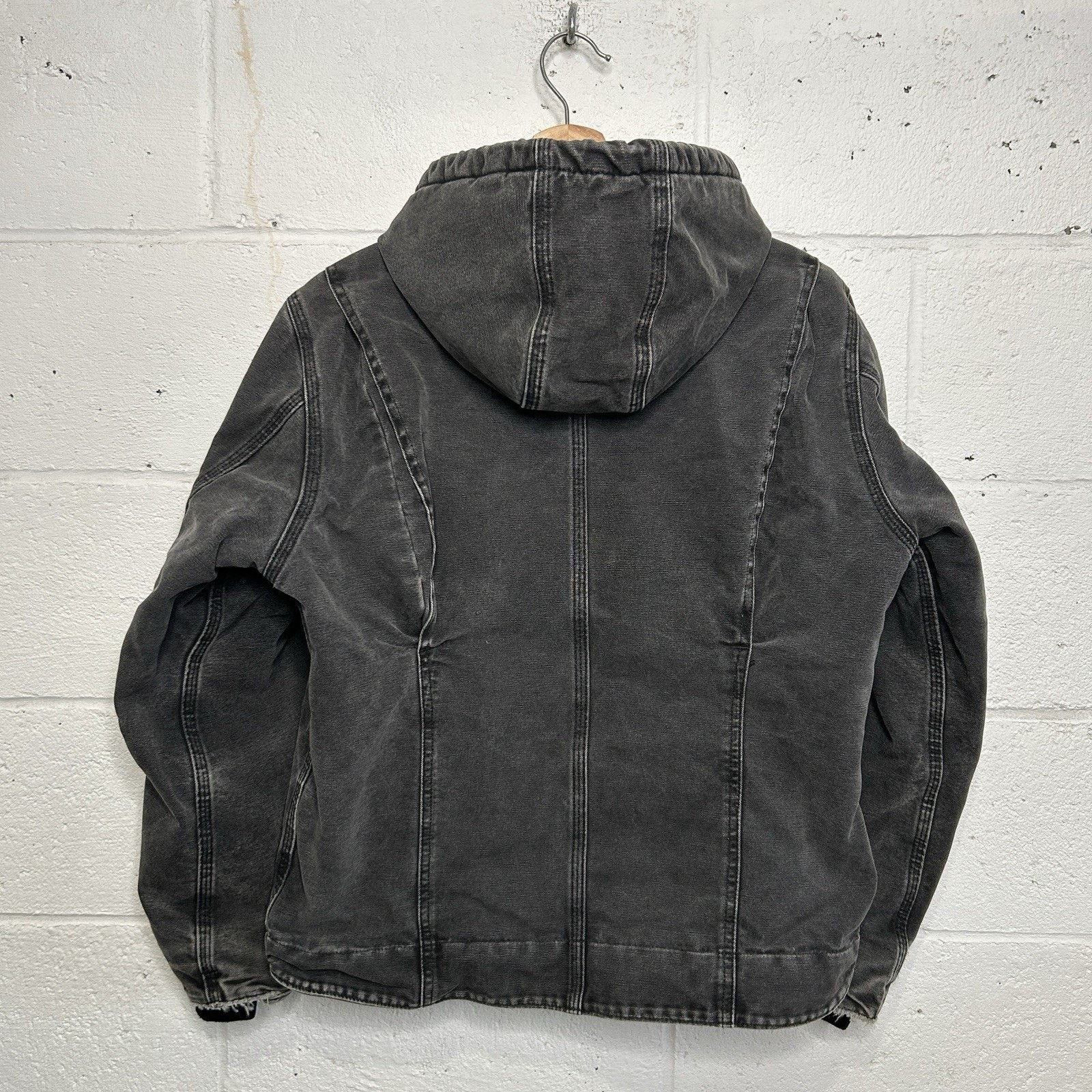 Carhartt Carhartt Sherpa-Lined Hooded Detroit Jacket “Black” WJ141 Size M / US 6-8 / IT 42-44 - 2 Thumbnail