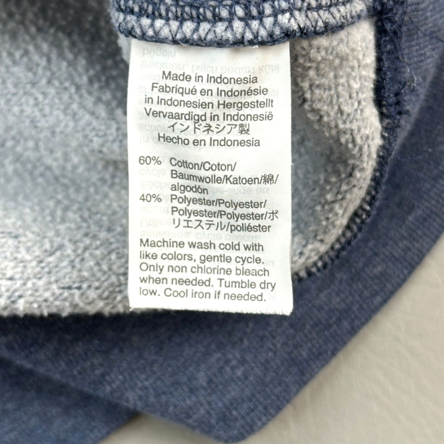 J.Crew J.Crew Mercantile Sweatshirt Women's L Crewneck Pullover Athleisure Blue Cotton Blend Fleece Logo Casual Activewear 90s Outdoors Womens Size L / US 10 / IT 46 - 5 Thumbnail