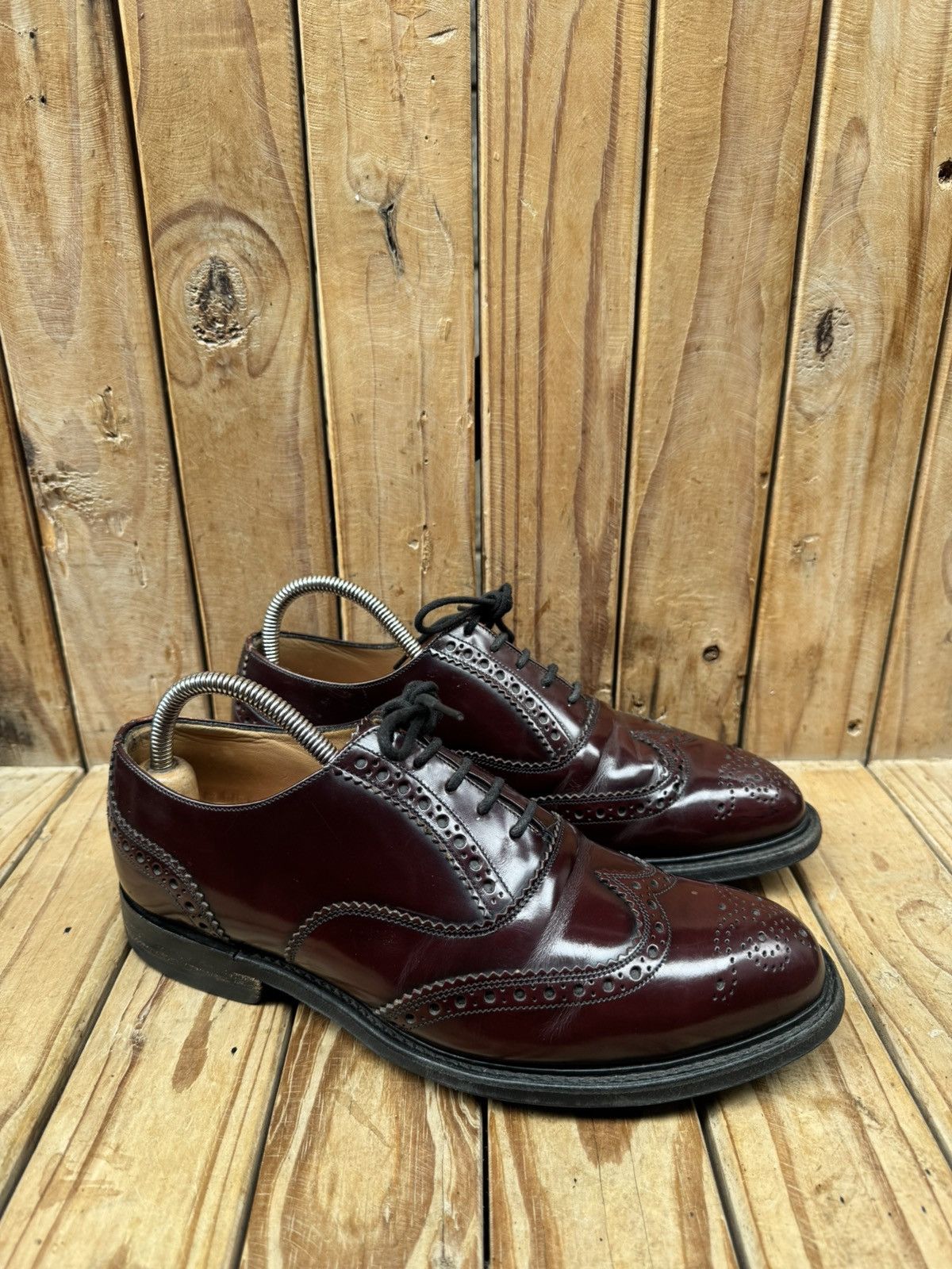 Church's Church’s ‘WAREHAM’ brown wingtip brogue Mens shoes US 8 F Size US 8 / EU 41 - 12 Thumbnail