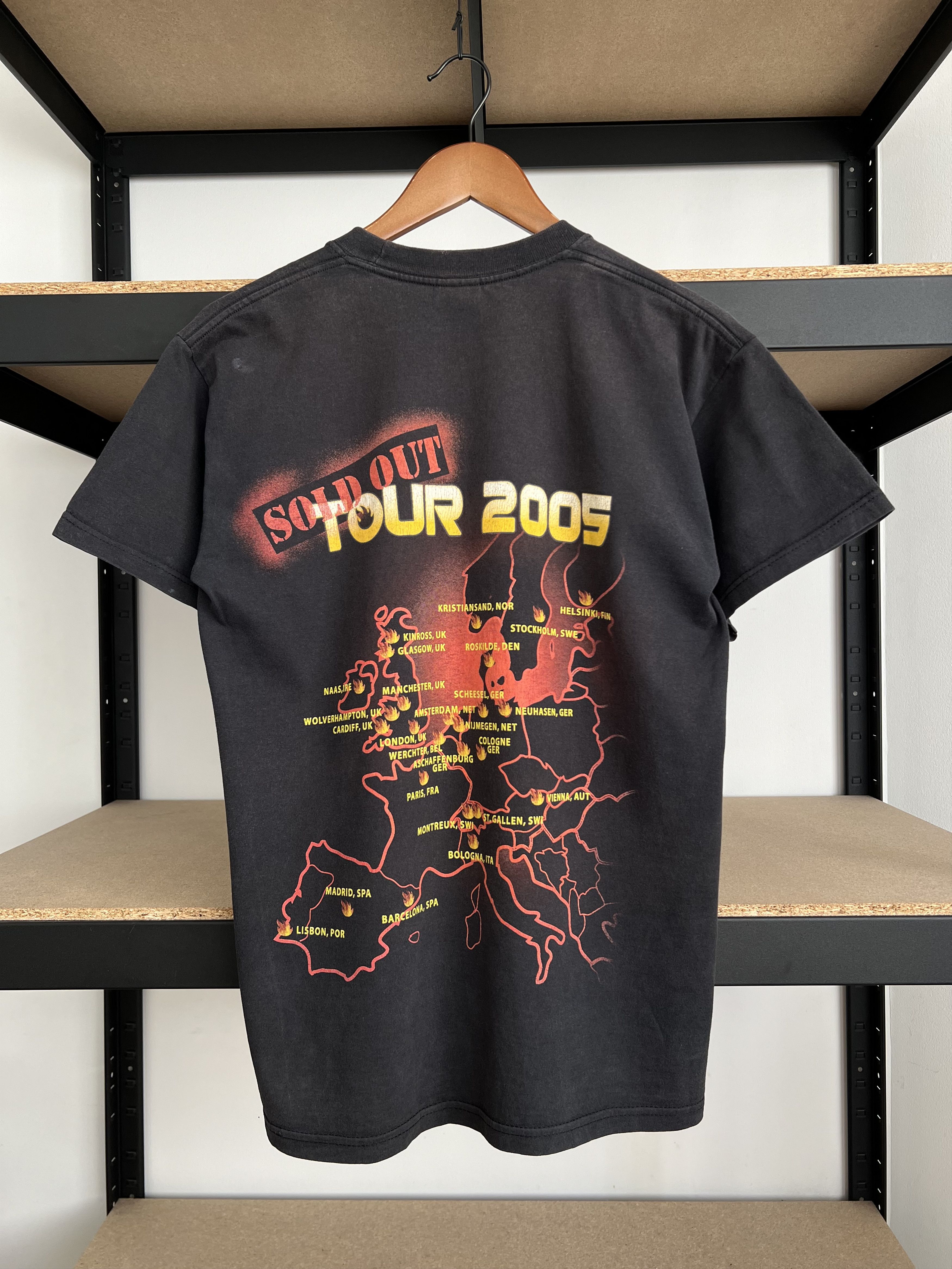 Band Tees Vintage 2005 Audioslave Tour Black T-shirt Size US S / EU 44-46 / 1 - 2 Thumbnail