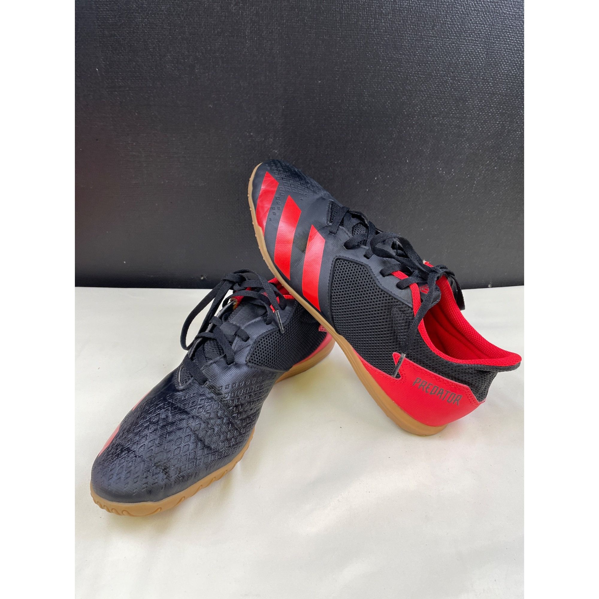Adidas Adidas Men's Predator Black / Red low top Sneakers/Shoes Siz Size US 11.5 / EU 44-45 - 1 Thumbnail