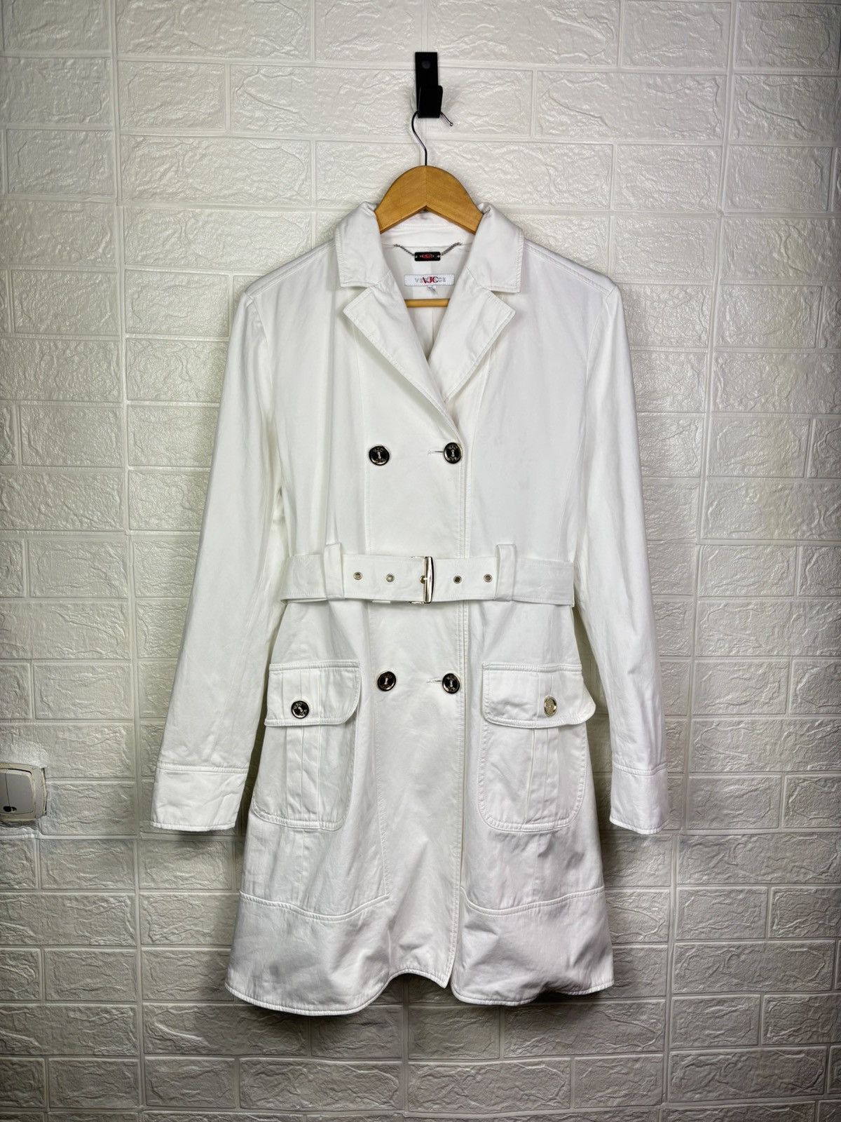 Versace Jeans Couture Versace Jeans Couture White Jacket Women’s Size S Size S / US 4 / IT 40 - 1 Thumbnail