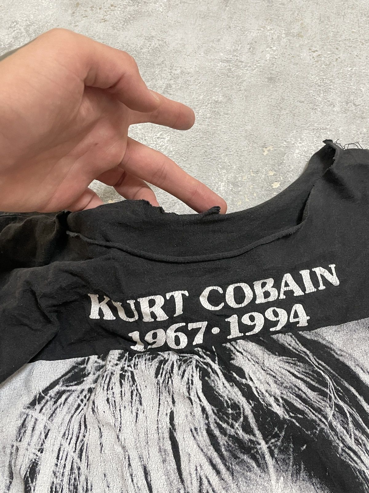 Nirvana Vintage 90s Kurt Cobain Distressed Tank Top Band Tee Rock Size US M / EU 48-50 / 2 - 6 Thumbnail
