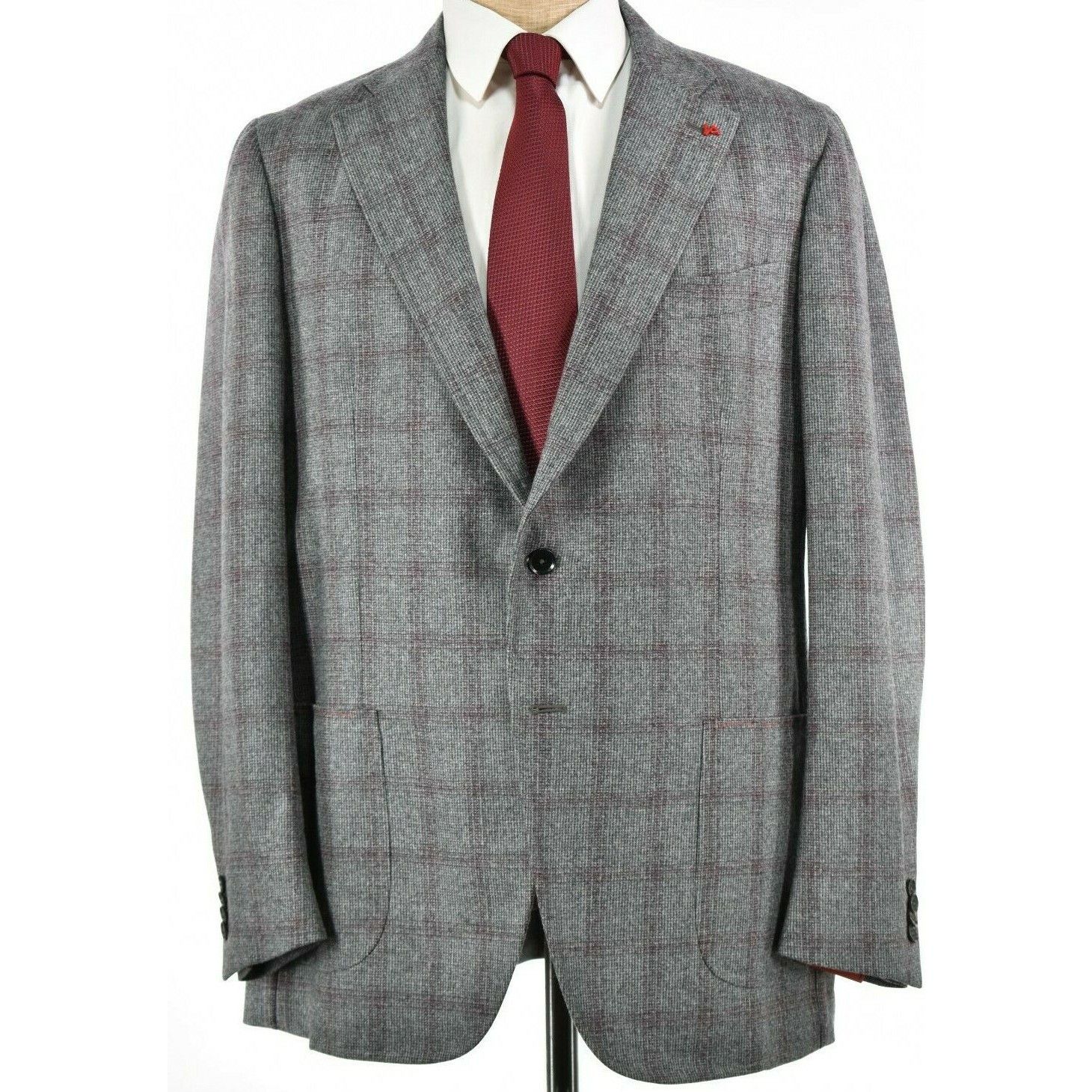 Isaia isaia Suit Size US 46 Regular in Gray Size 46R - 1 Thumbnail