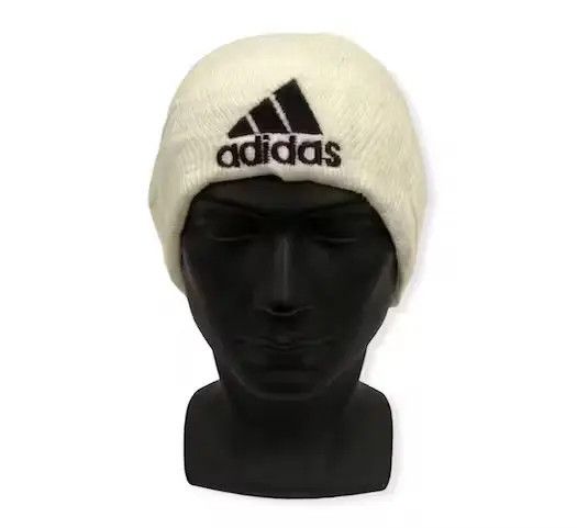 Adidas Vintage Adidas Big Logo Beanie Hat Size ONE SIZE - 1 Thumbnail