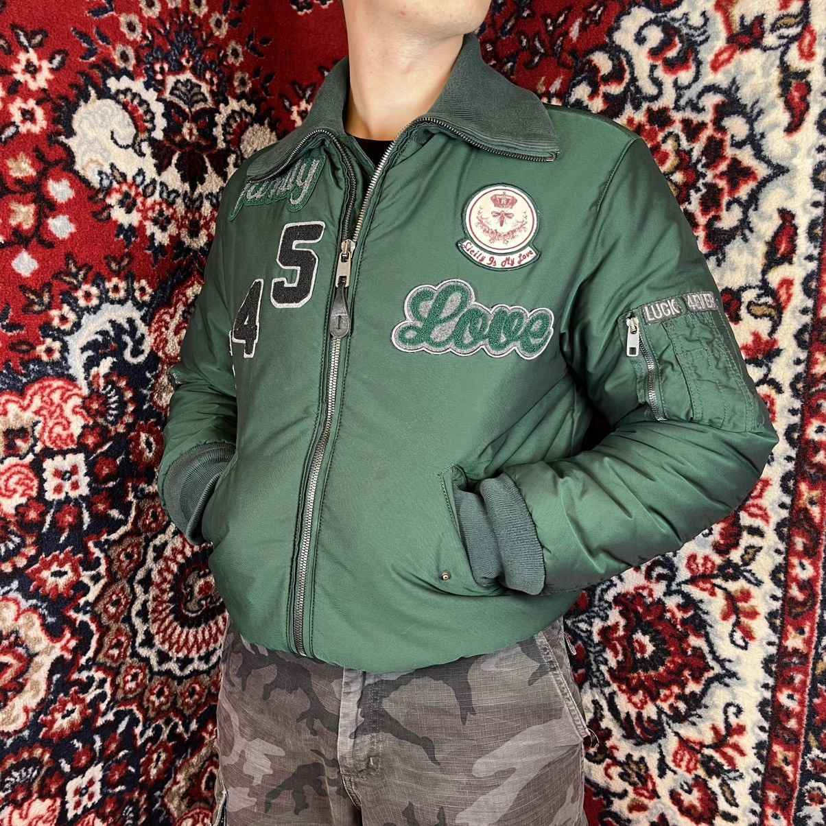 Dolce & Gabbana Warm DOLCE & GABBANA Stuffed Bomber - Puffer Green Jacket Size US L / EU 52-54 / 3 - 7 Thumbnail