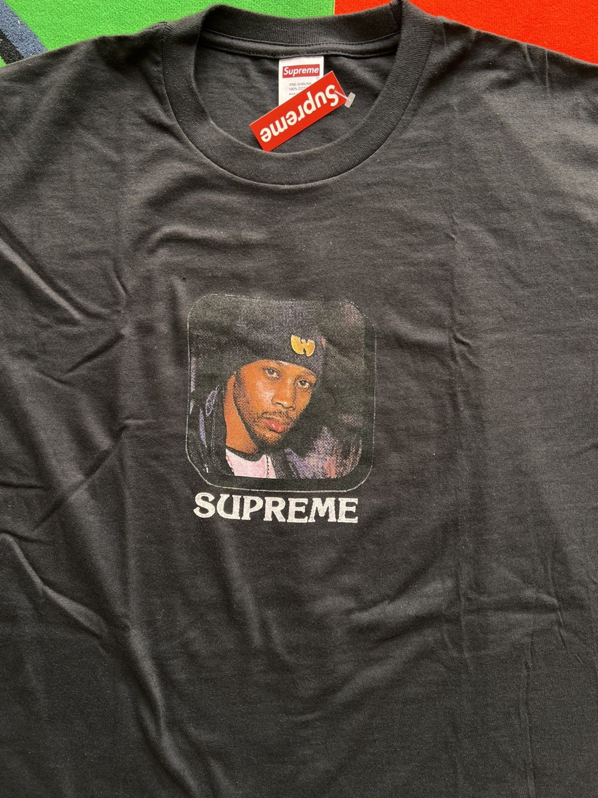 Supreme Supreme x Wu-Tang “Protect Ya Neck” Photo Tee Black yellow Size US XL / EU 56 / 4 - 9 Thumbnail