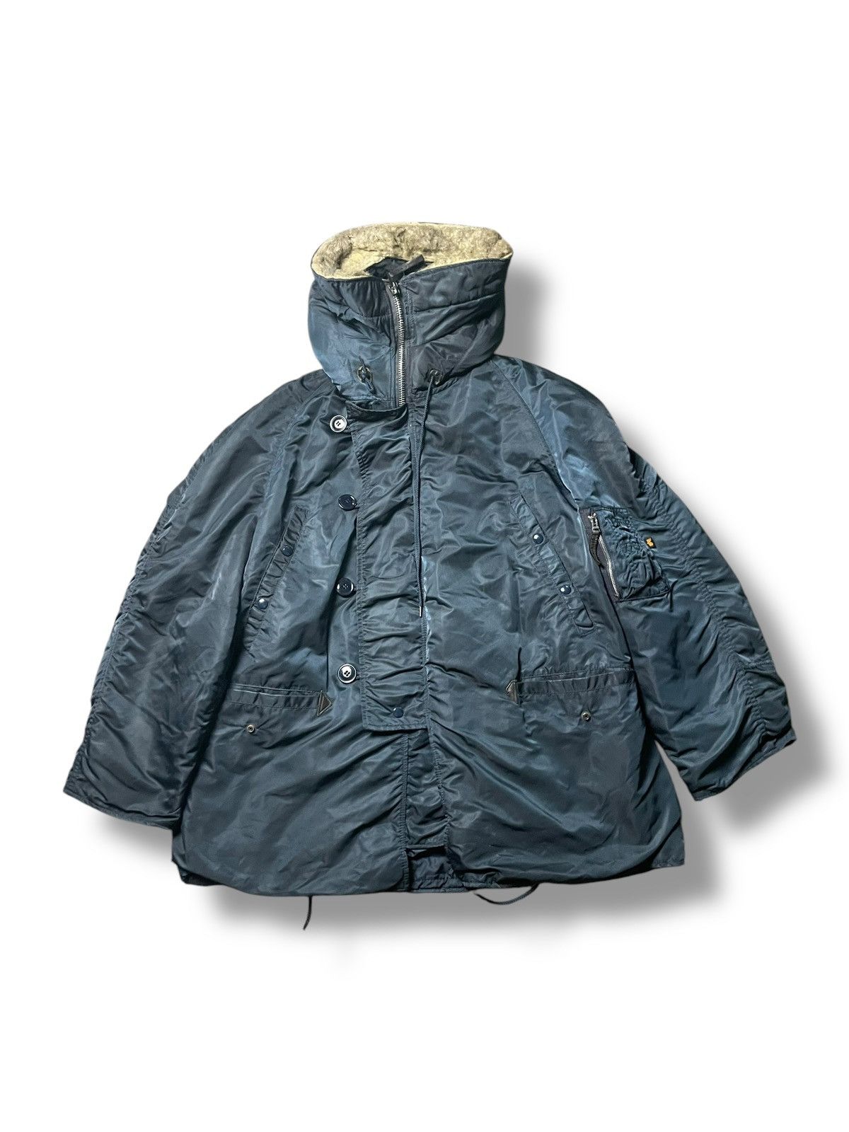 Alpha Industries × Vintage Vintage Alpha Industries Military Jacket (44) Size US XL / EU 56 / 4 - 1 Thumbnail