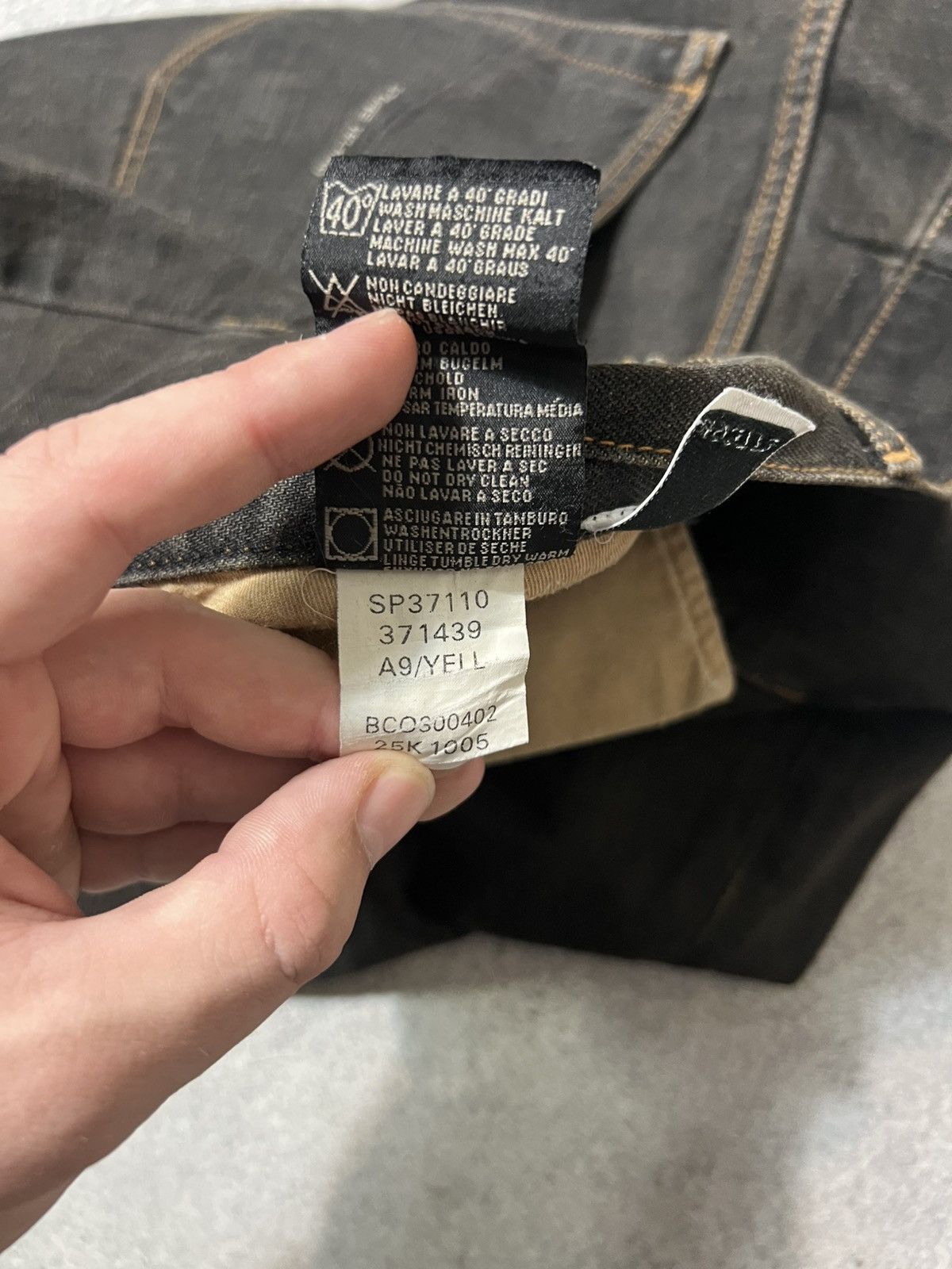 Massimo Osti Vintage Stone Island Jeans Denim Pants Rare S.I Denims Size US 33 - 10 Thumbnail