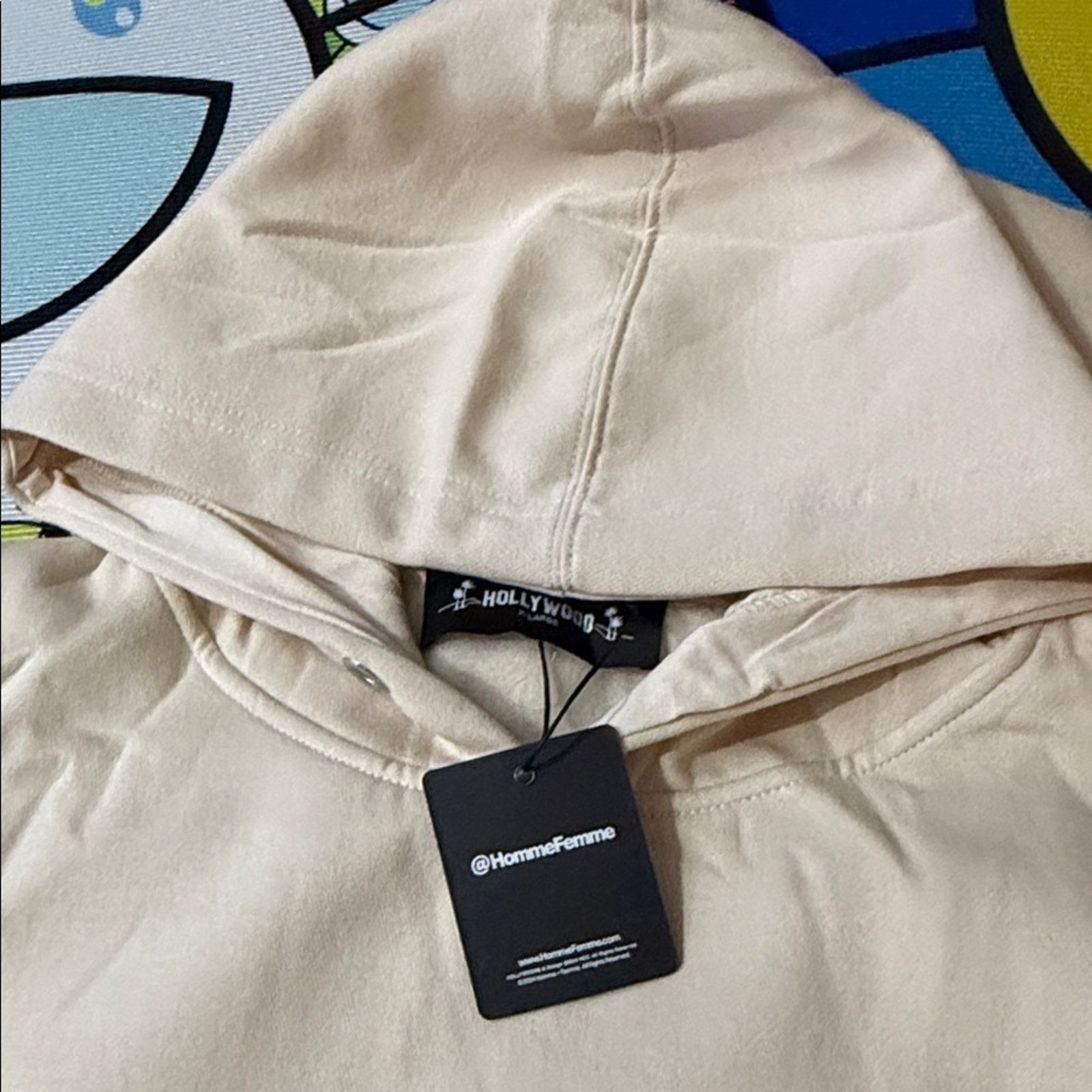 Homme + Femme La Homme + Femme Cali to NYC HOODIE- Tan Size US XL / EU 56 / 4 - 6 Thumbnail