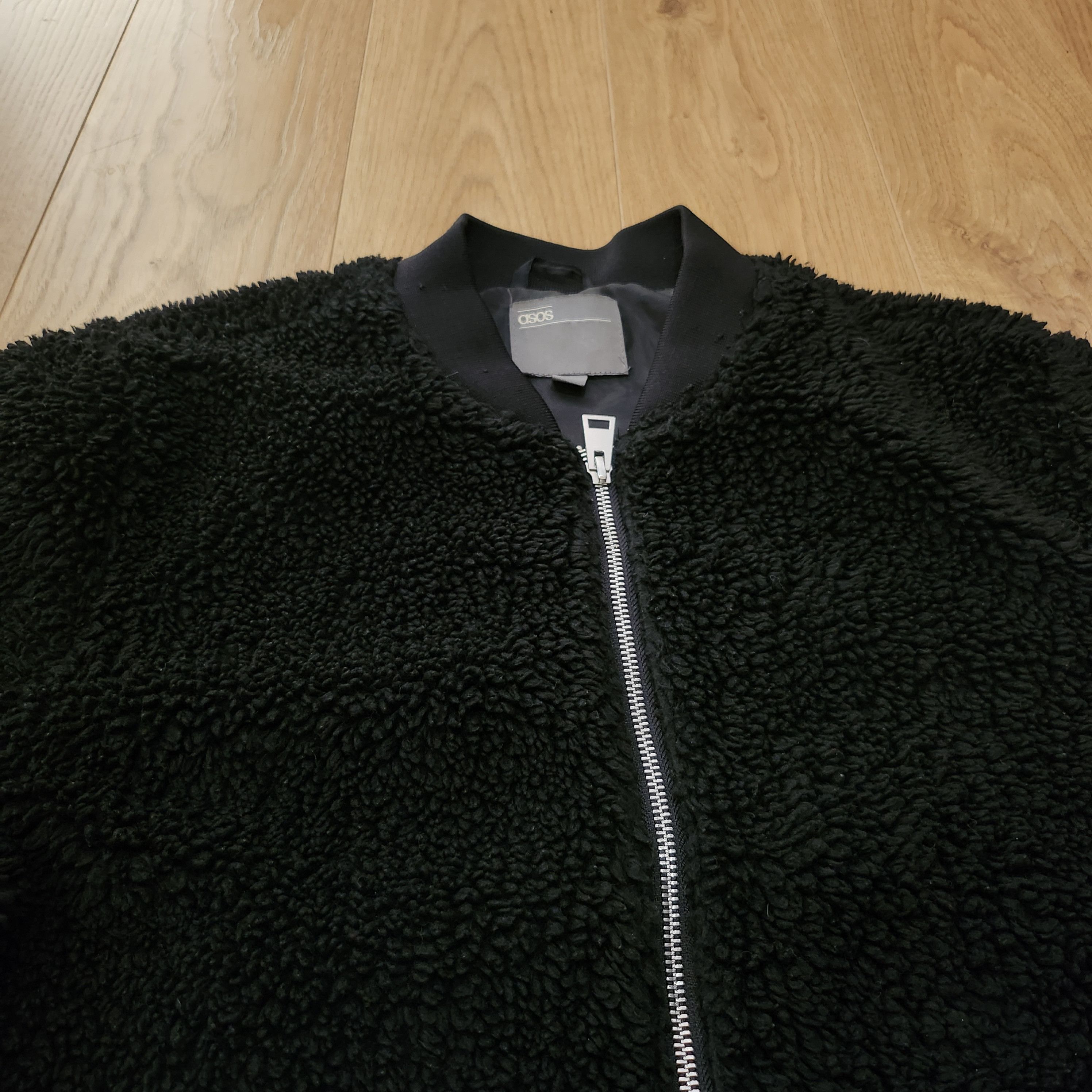 Asos Asos furry bomber Size US M / EU 48-50 / 2 - 2 Thumbnail