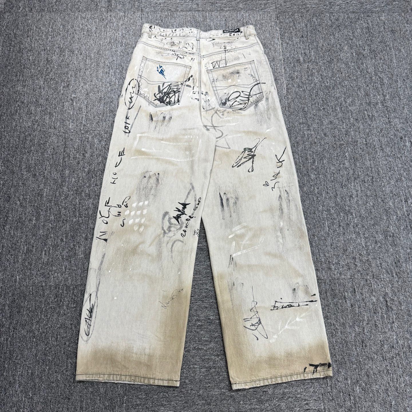 Balenciaga Balenciaga Doodle Jeans XS Size US 27 - 5 Thumbnail