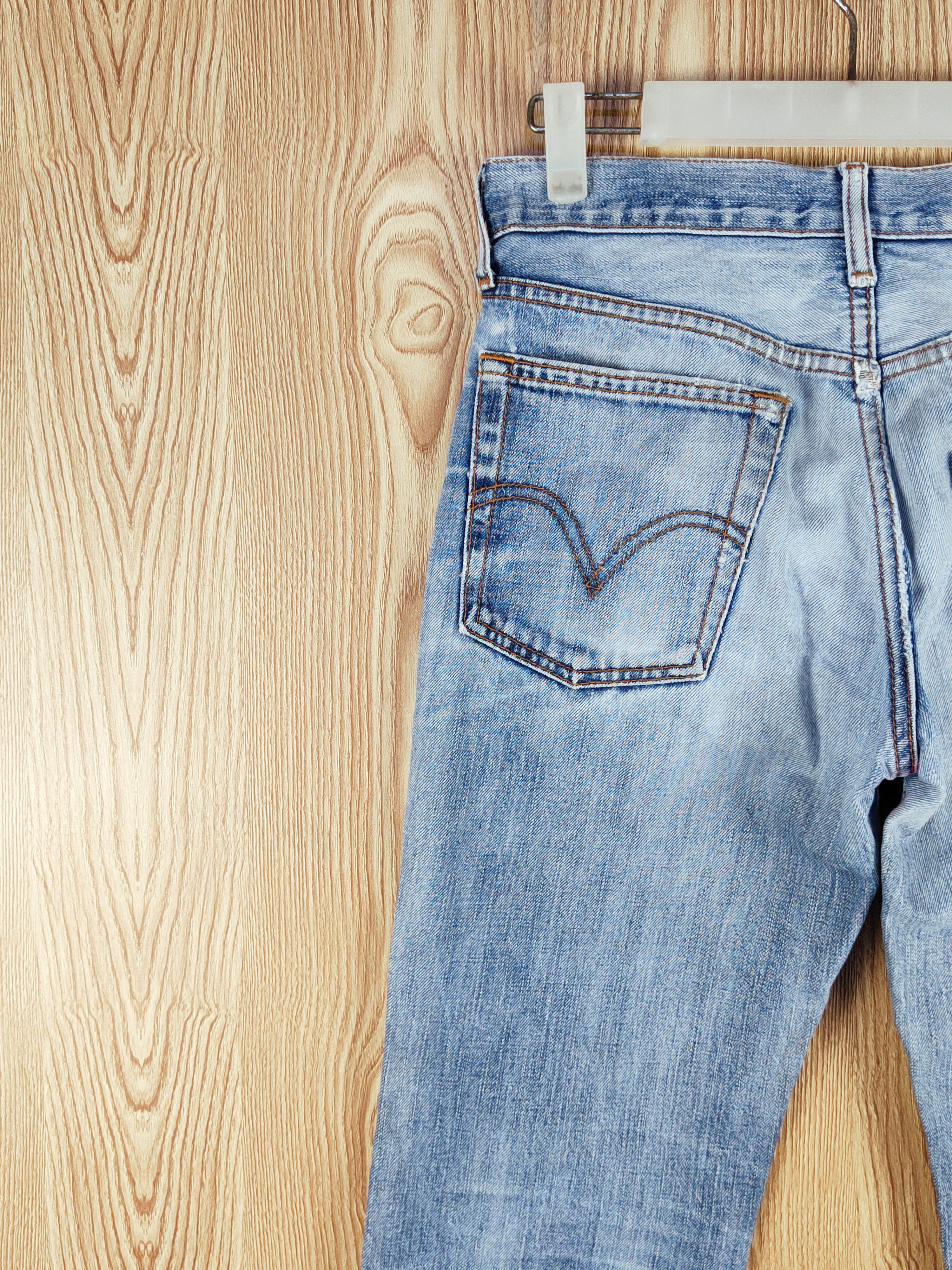 Levi's 517 Levi's Blue Distressed Ripped Jeans #S2712 Size US 29 - 9 Thumbnail