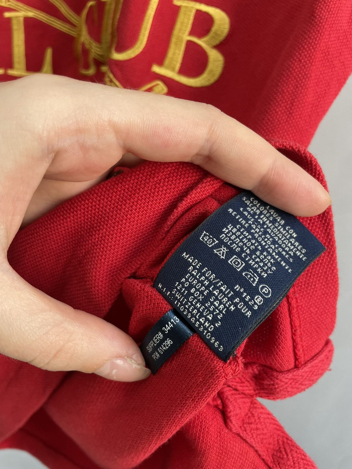 Polo Ralph Lauren Vintage old money Polo Ralph big lo RL club jersey t shirt Size XS / US 0-2 / IT 36-38 - 9 Thumbnail