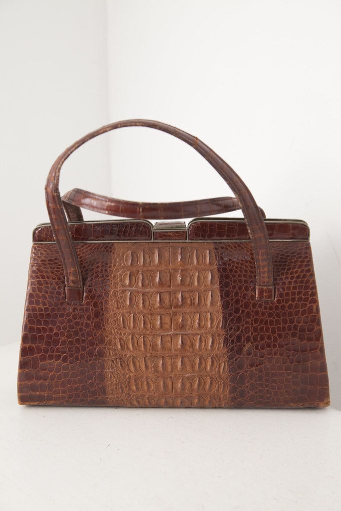 Vintage Vintage alligator handbag Size ONE SIZE - 3 Thumbnail