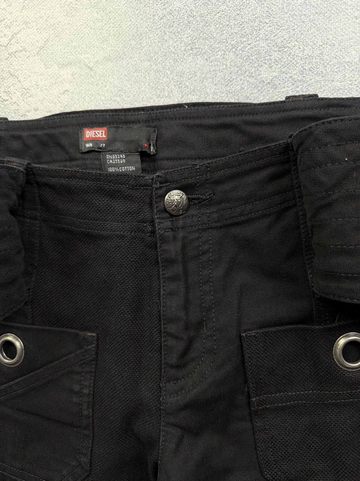 Diesel Vintage Y2K Diesel Jeans Faded Distressed Size US 27 - 8 Thumbnail