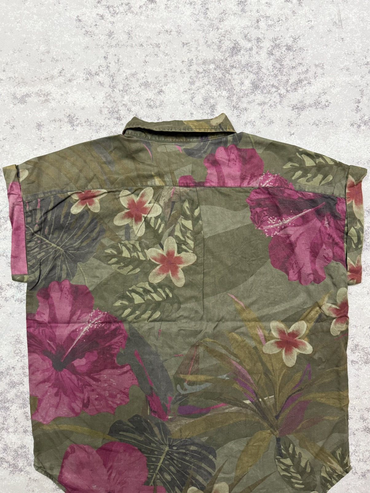 Desigual Desiqual Tencel Tropical Shirt “Rous” Size L / US 10 / IT 46 - 14 Thumbnail