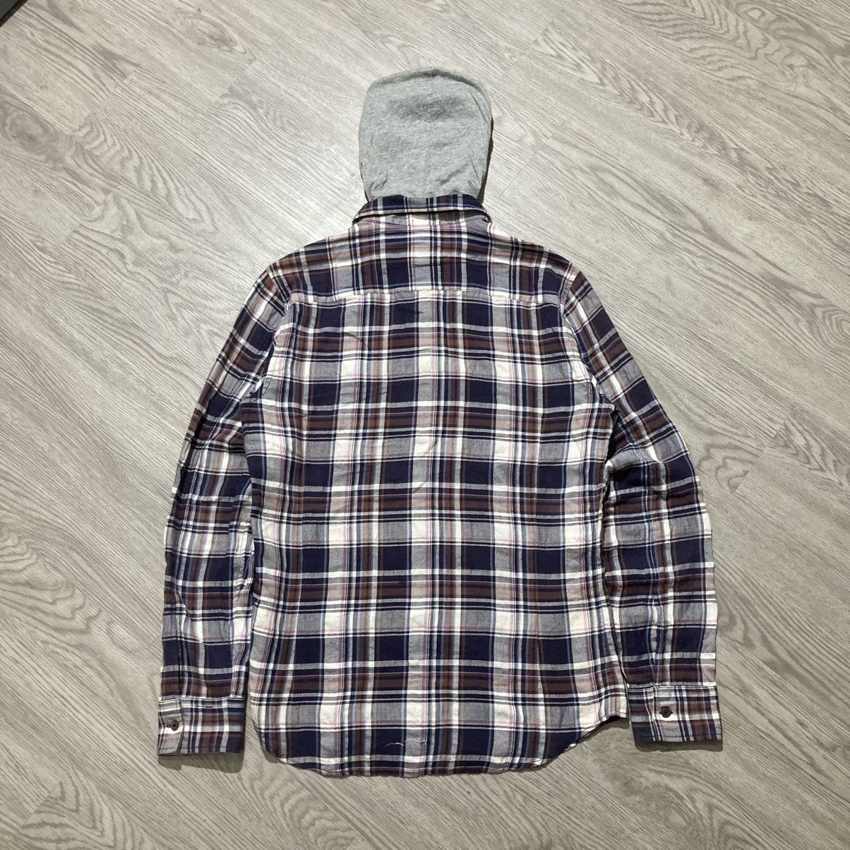 PPFM 2000s PPFM Double Layer Flanel Plaid Hoodie Lgb Punk Style Size US M / EU 48-50 / 2 - 11 Thumbnail