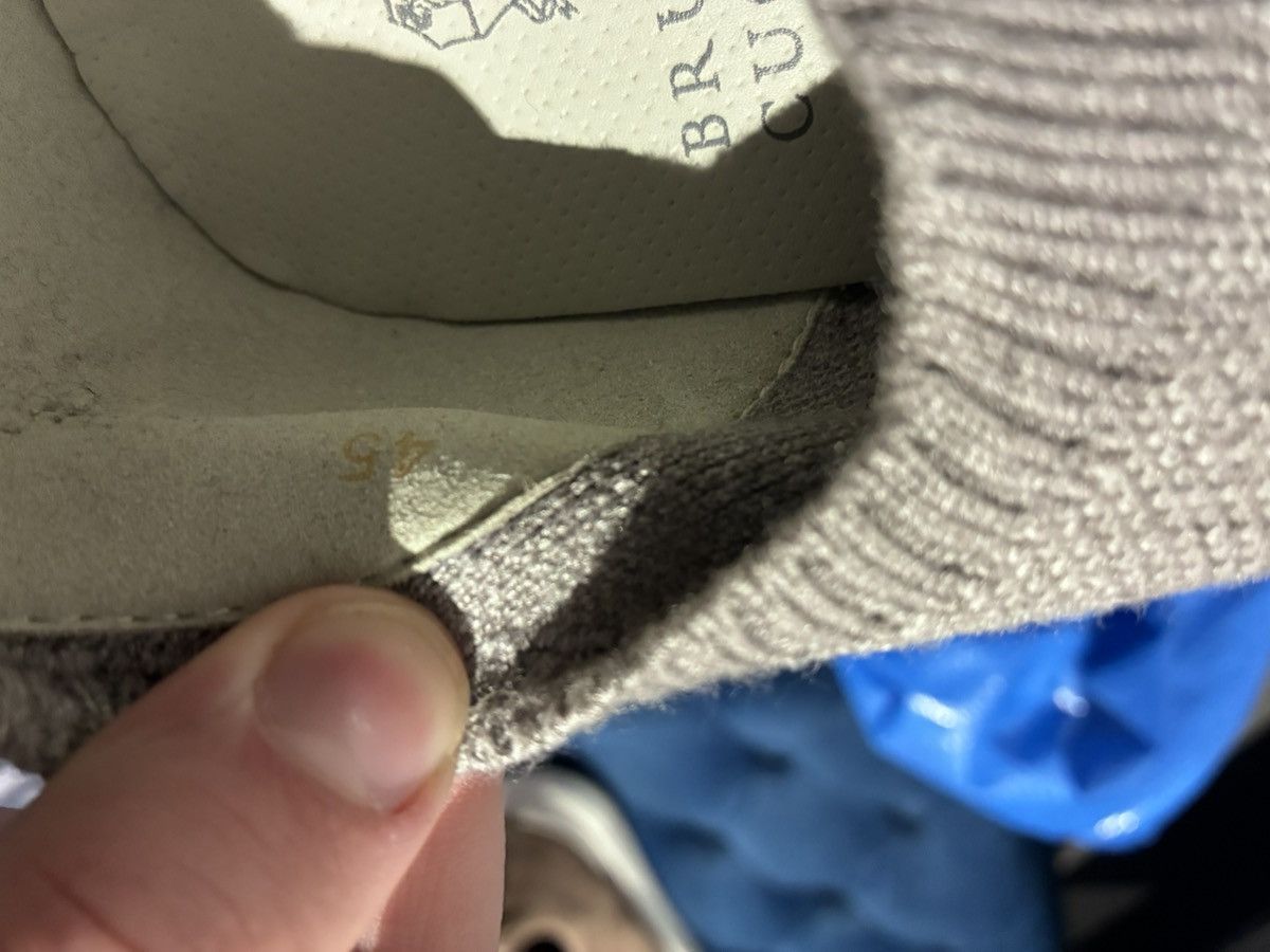 Brunello Cucinelli Brunello Cucinelli grey knit trainer size uk 11 eu 45 Size US 12 / EU 45 - 6 Thumbnail