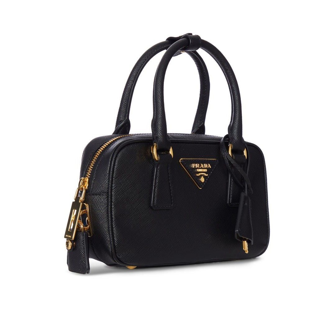 Prada PRADA Galleria Mini Black Top Handle Bag New & Authentic Size ONE SIZE - 2 Thumbnail