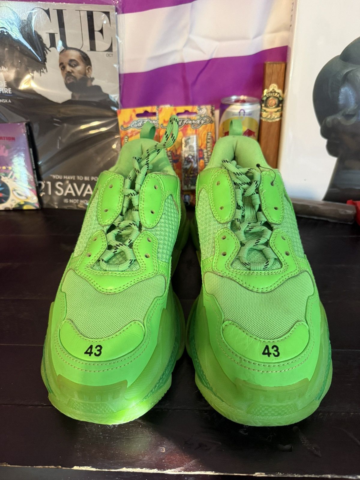 Balenciaga Green Balenciaga triple S size 10 great condition Size US 10 / EU 43 - 4 Thumbnail