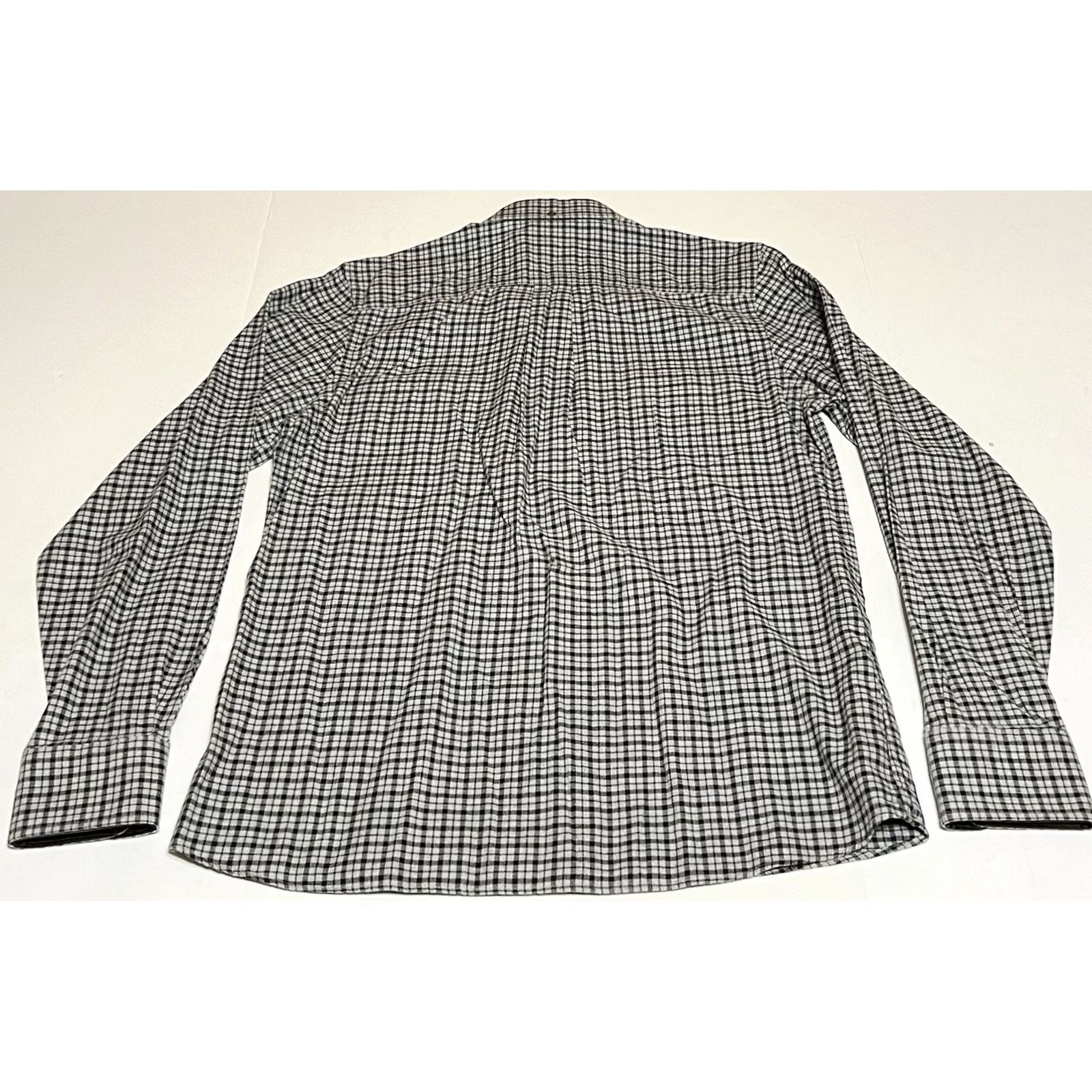 Vintage Genteal Shirt Plaid Button-Up Long Sleeve Cotton Flannel Mens Size S Gray 100% Cotton Button-Down Collar Pocket Size US S / EU 44-46 / 1 - 3 Thumbnail
