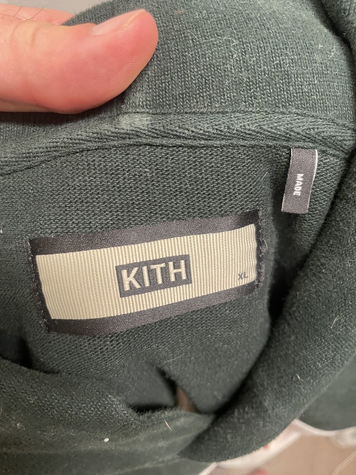 Kith Kith Dell Paneled Hoodie - Forest Green Size US L / EU 52-54 / 3 - 4 Thumbnail
