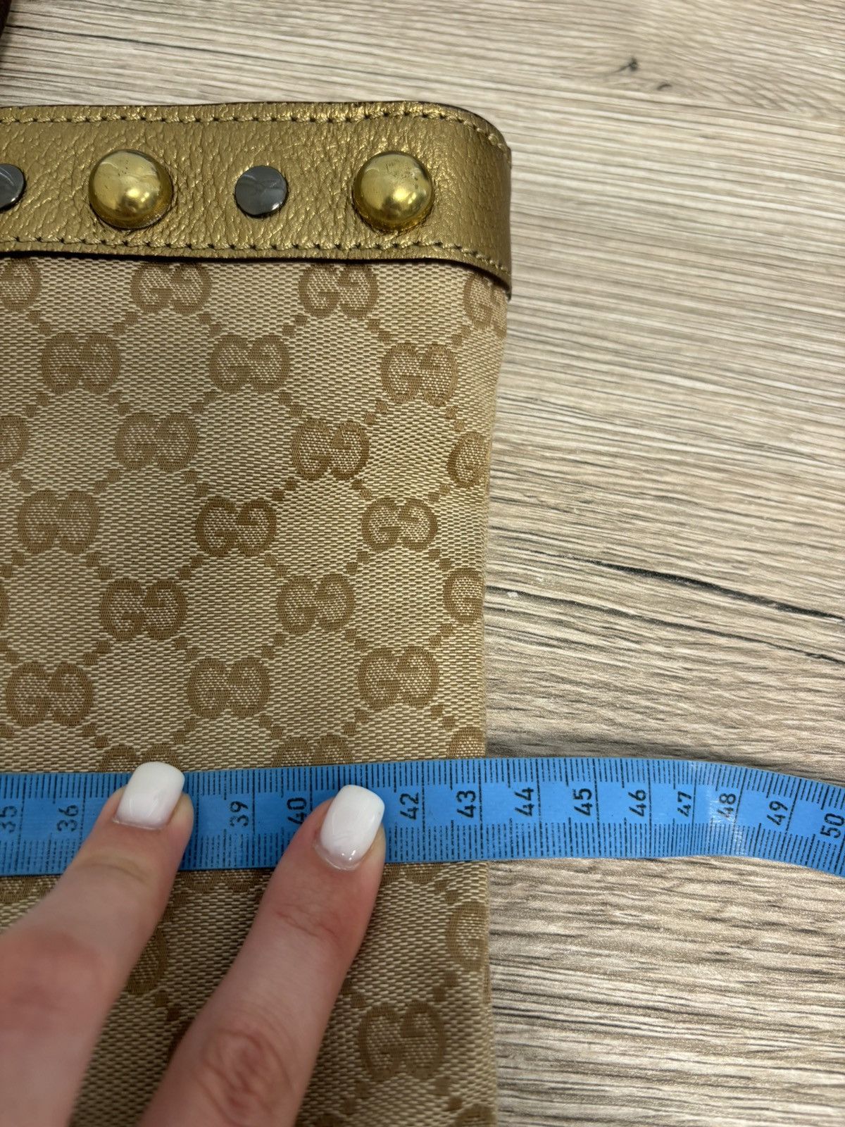 Gucci Gucci Babouska Monogram Canvas Beige Brown Tote Bag Size ONE SIZE - 23 Thumbnail
