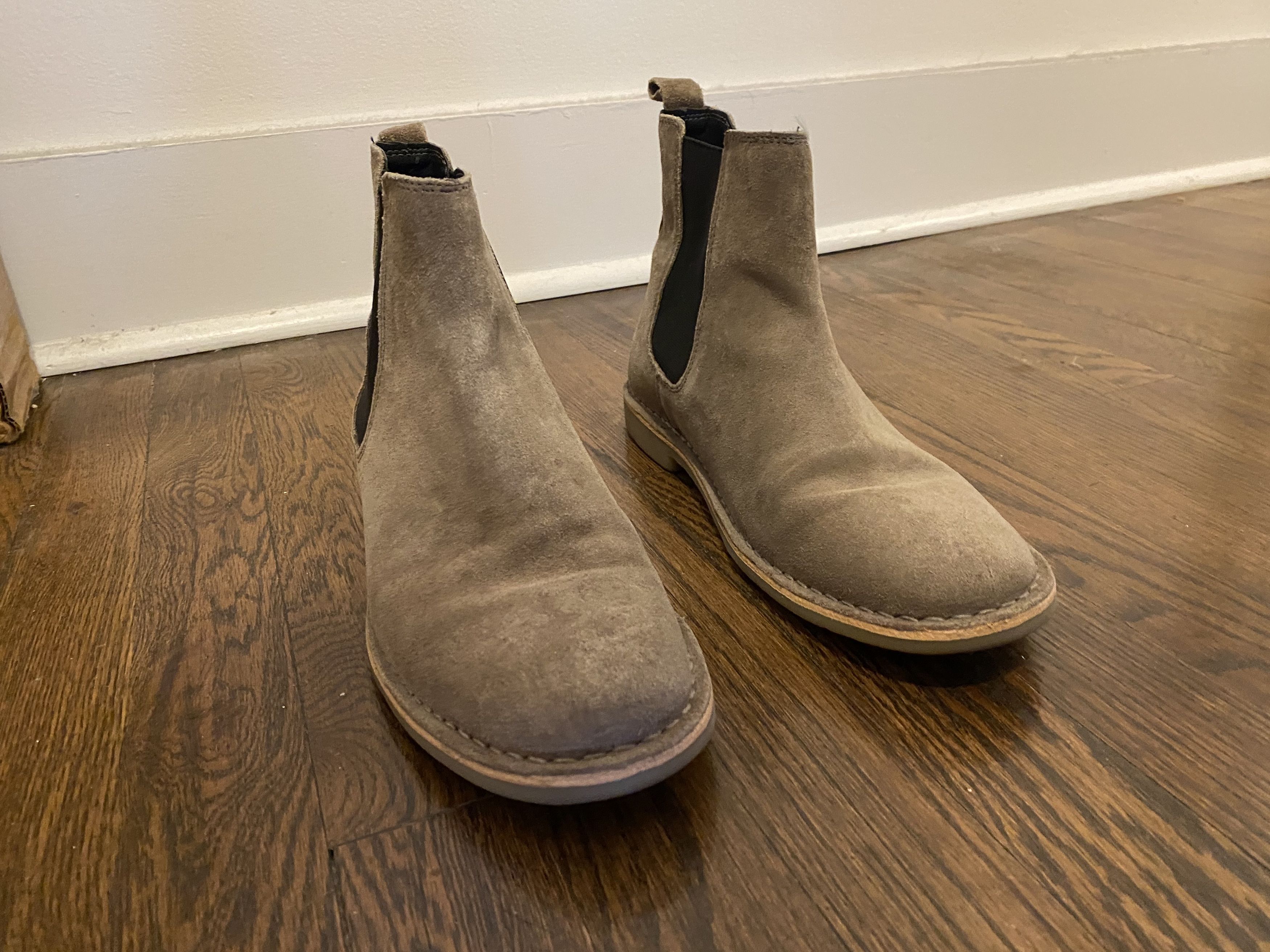 Crevo Crevo Mens Blake Grey Ankle Boots Size 8.5 Medium Size US 8.5 / EU 41-42 - 2 Thumbnail