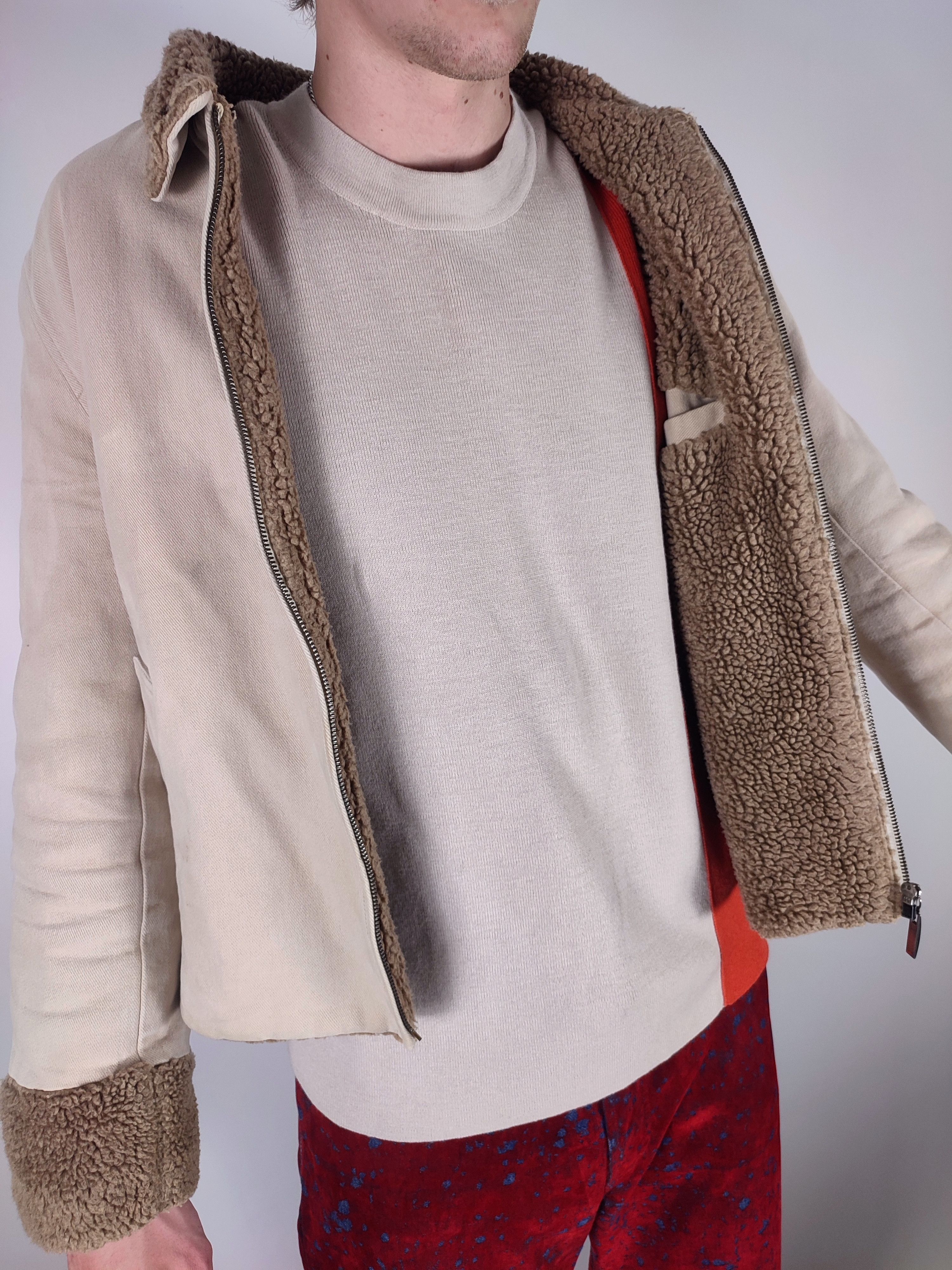 Dolce & Gabbana Vintage Y2K Dolce Gabbana Sheep Teddy Jacket Size US S / EU 44-46 / 1 - 4 Thumbnail