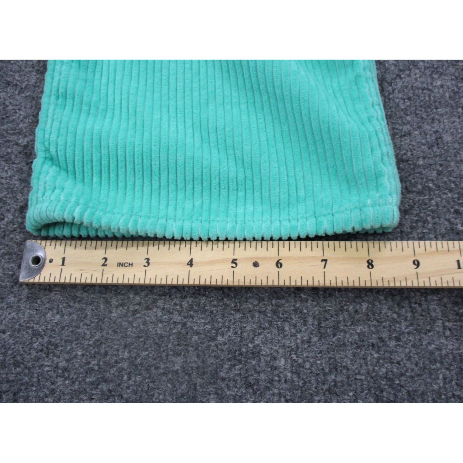 Levi's Levi's Green Corduroy Ribcage Straight Ankle Wide Leg Pants Women Size 31 Preppy Size 24" / US 00 / IT 34 - 5 Thumbnail