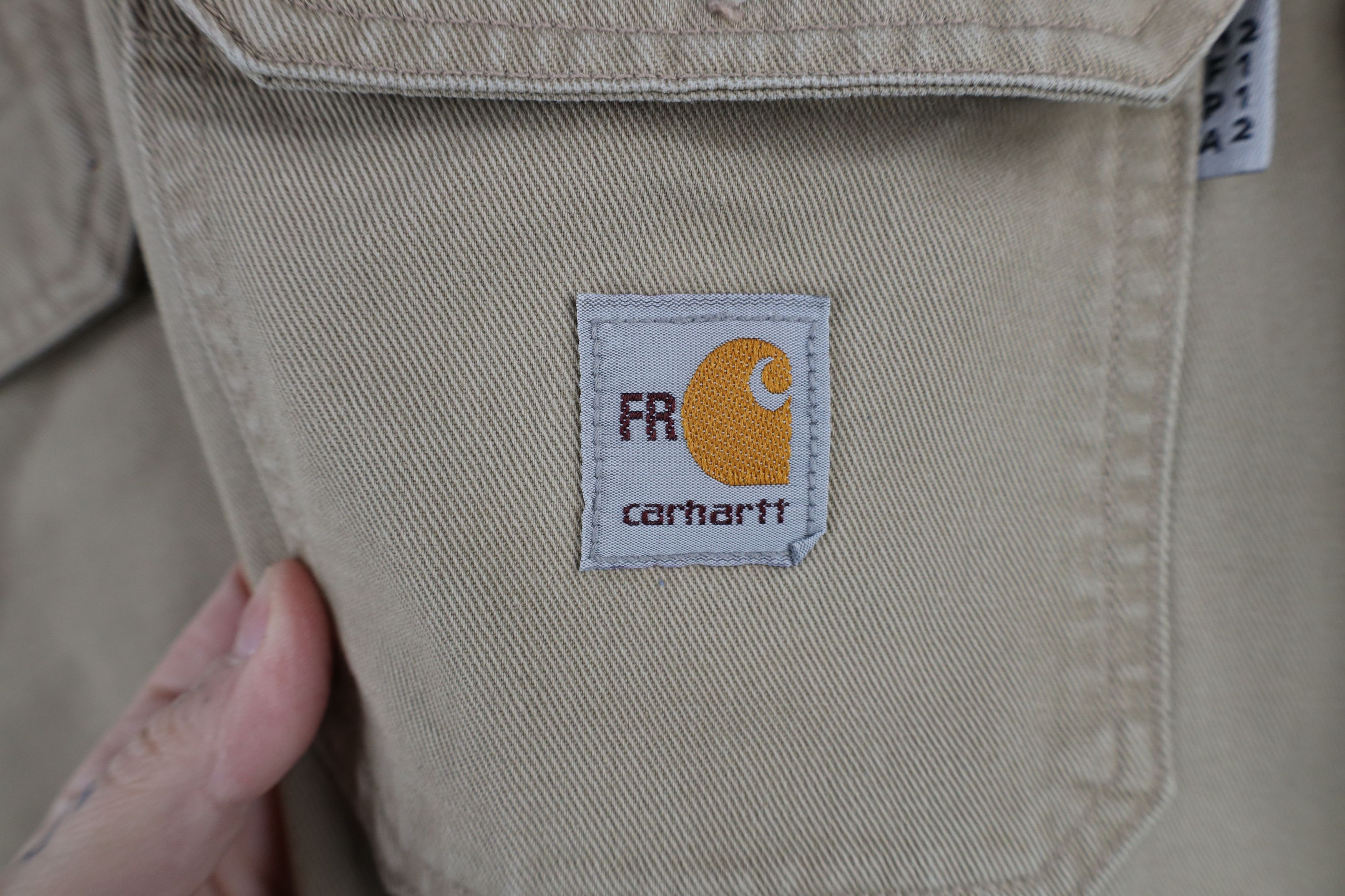 Carhartt × Vintage Vintage Carhartt FR Fire Flame Resistant Button Down Shirt Size US XXL / EU 58 / 5 - 4 Thumbnail