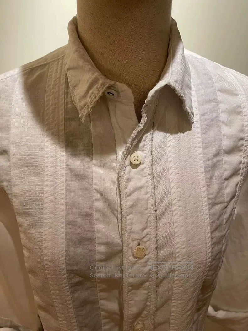 Kapital Kapital Skull button cotton and linen stitching shirt Size S / US 4 / IT 40 - 4 Thumbnail