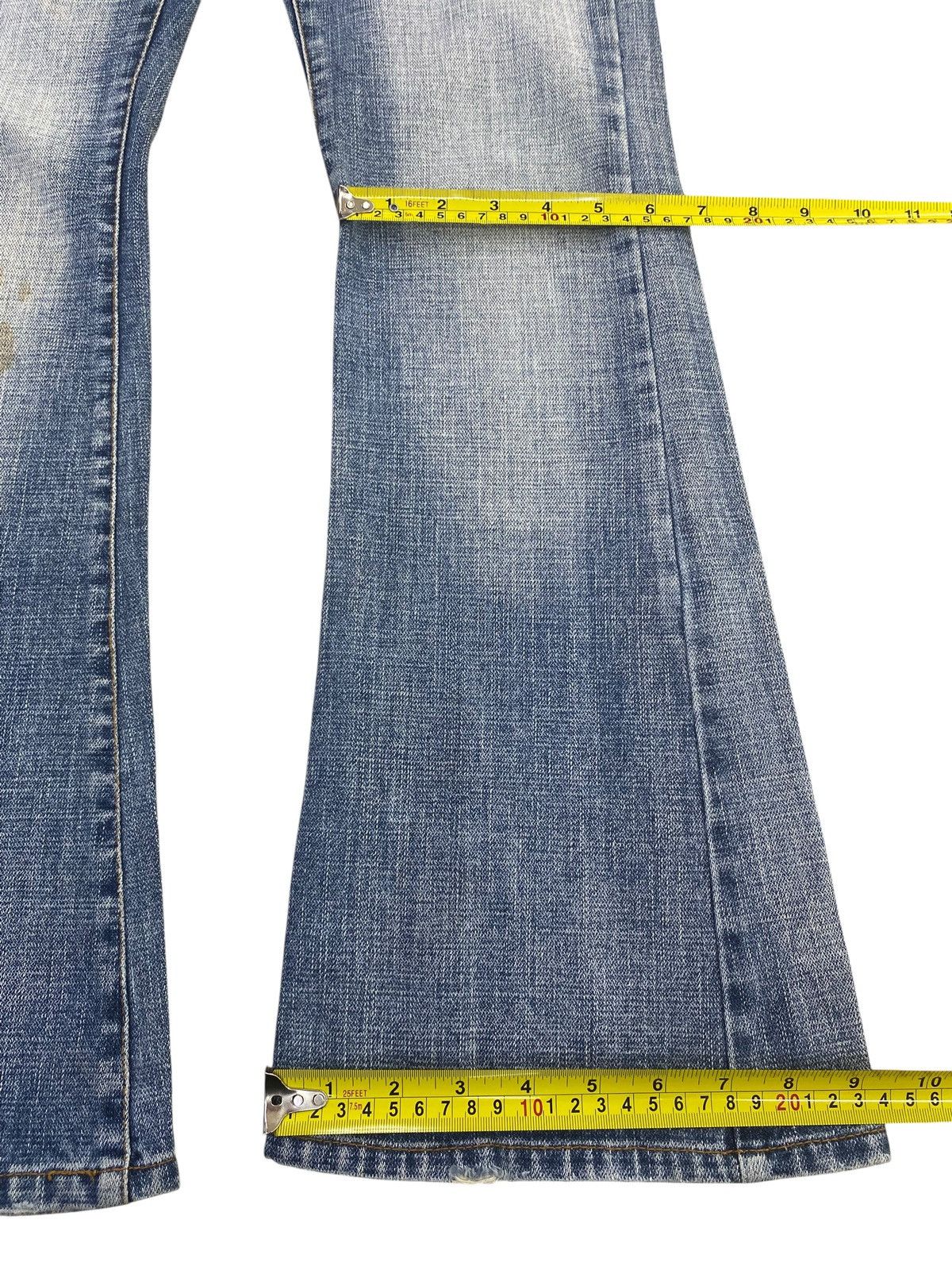 Japanese Brand Japanese Brand Faded Light Wash Style Flare Jeans Size US 30 / EU 46 - 8 Thumbnail