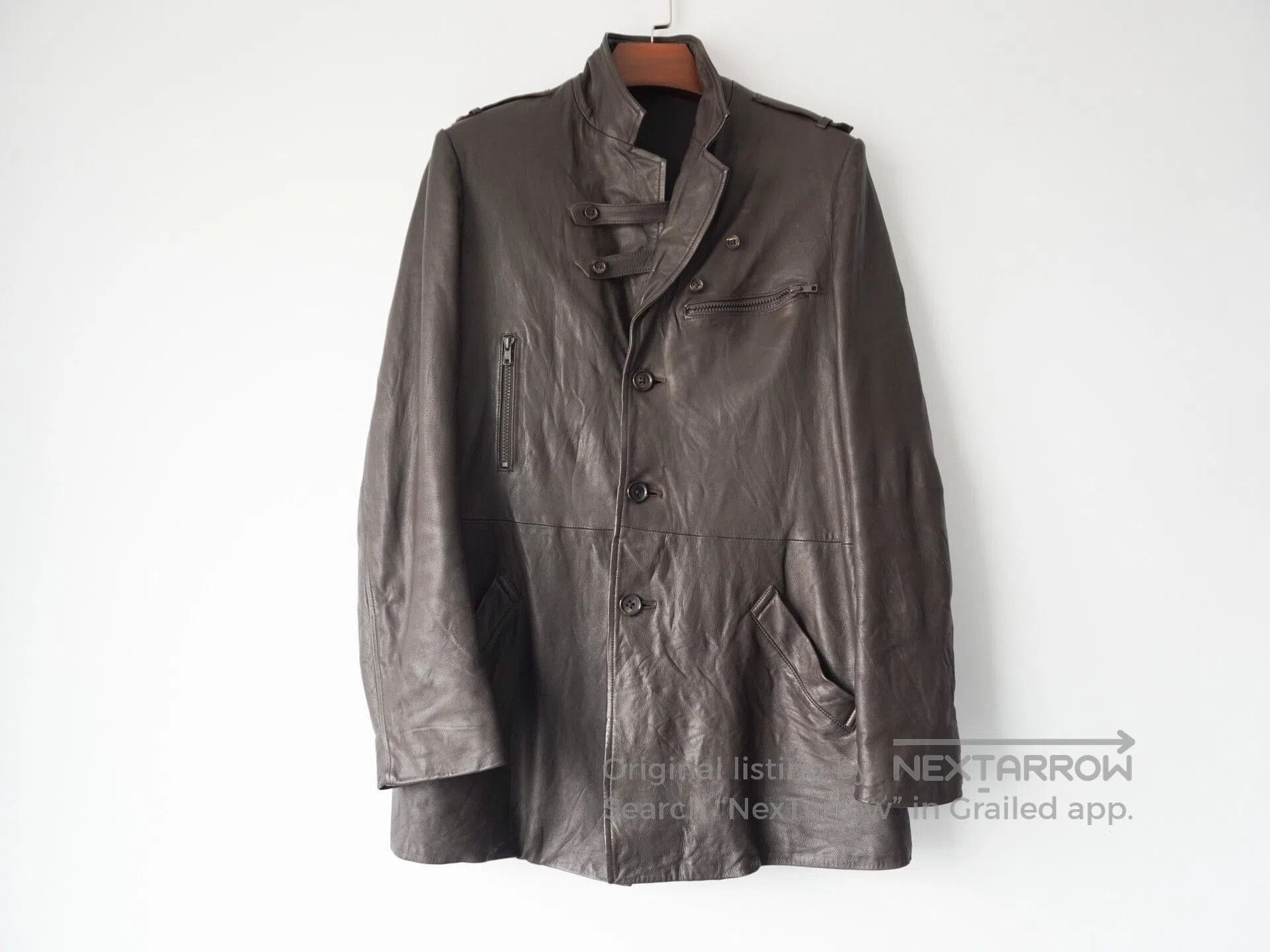 Yohji Yamamoto Yohji Yamamoto 2006AW Leather Jacket. Size US M / EU 48-50 / 2 - 2 Thumbnail
