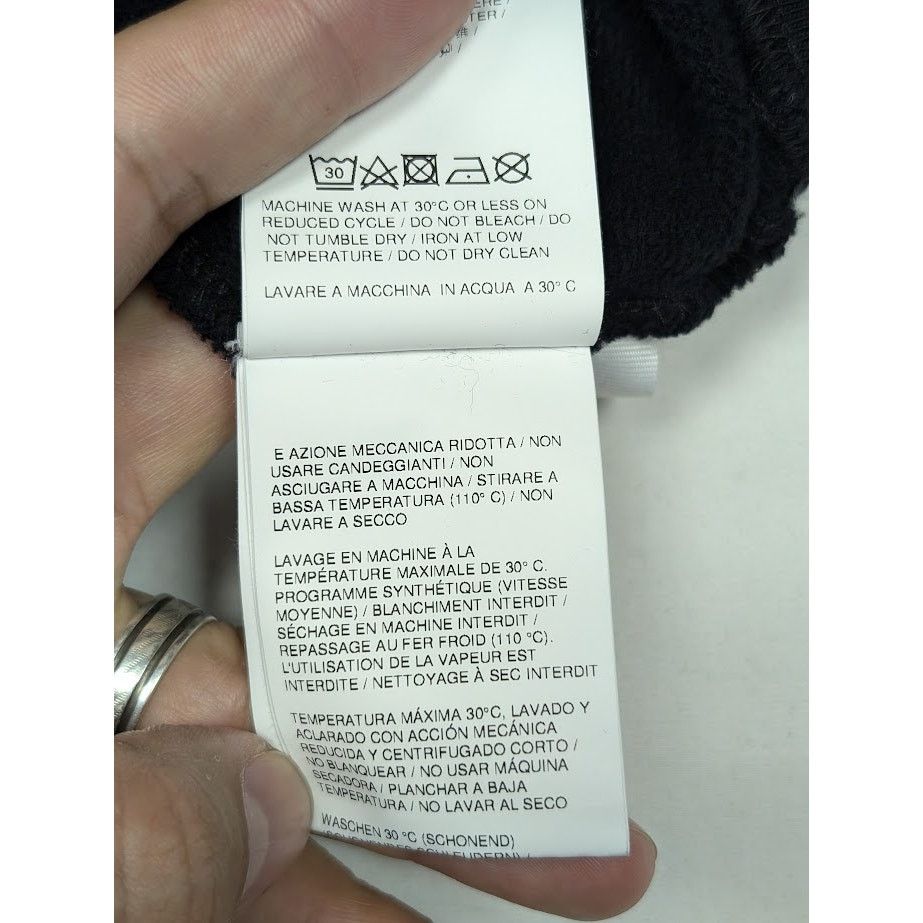 Off-White o1rshd1 Scribble Diag Boxy Hoodie in Black / White Size US XXL / EU 58 / 5 - 12 Thumbnail