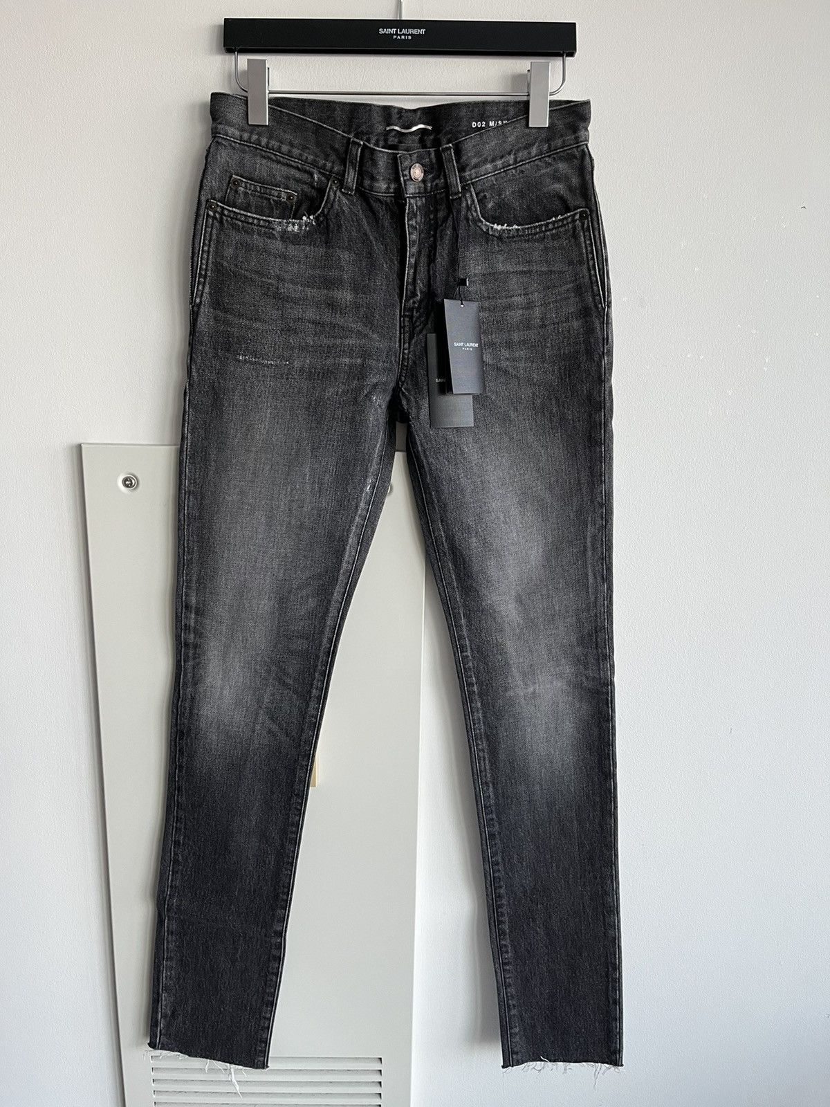 Saint Laurent Paris Saint Laurent Super Runway Skinny D02 Denim Jeans Size US 30 / EU 46 - 7 Thumbnail