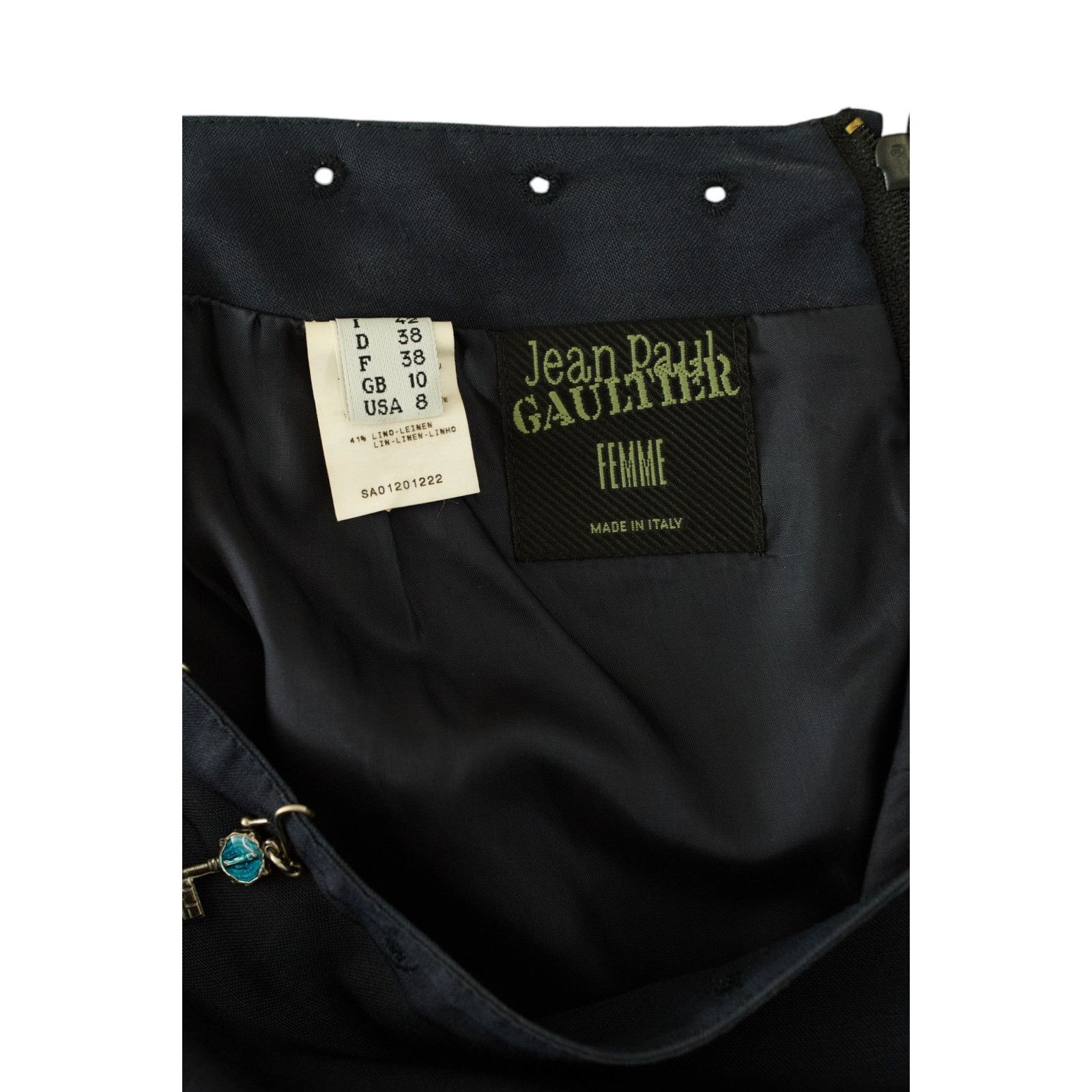 Jean Paul Gaultier Femme Charm Blue Skirt Size 28" / US 6 / IT 42 - 3 Thumbnail
