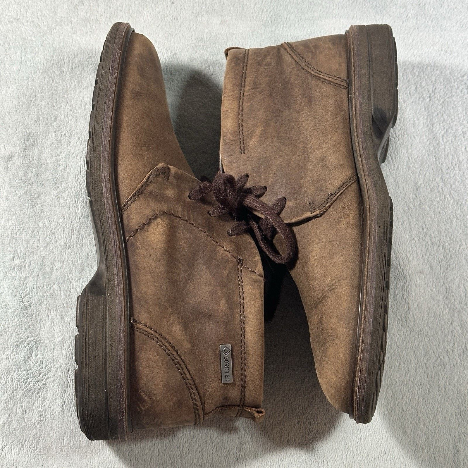 Ecco ECCO Boots Mens 7 Leather Turn GoreTex GTX Lace Ankle Chukka Size US 7 / EU 40 - 2 Thumbnail