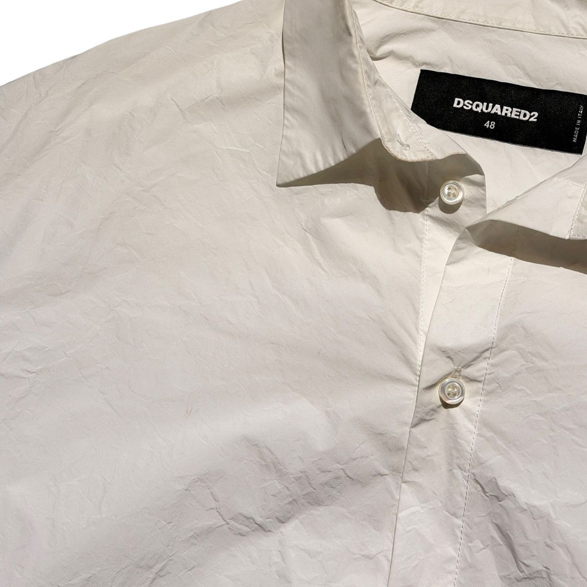 Dsquared2 SS25 Nylon parachute cinch shirt Size US M / EU 48-50 / 2 - 2 Thumbnail