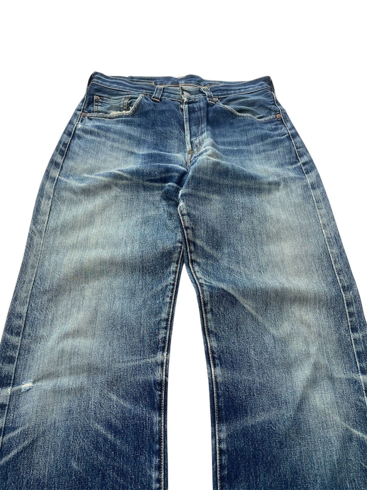 Levi's Rare Levi’s Vintage Clothing (LVC) 201XX Cinch-Back Jeans Size US 31 - 2 Thumbnail